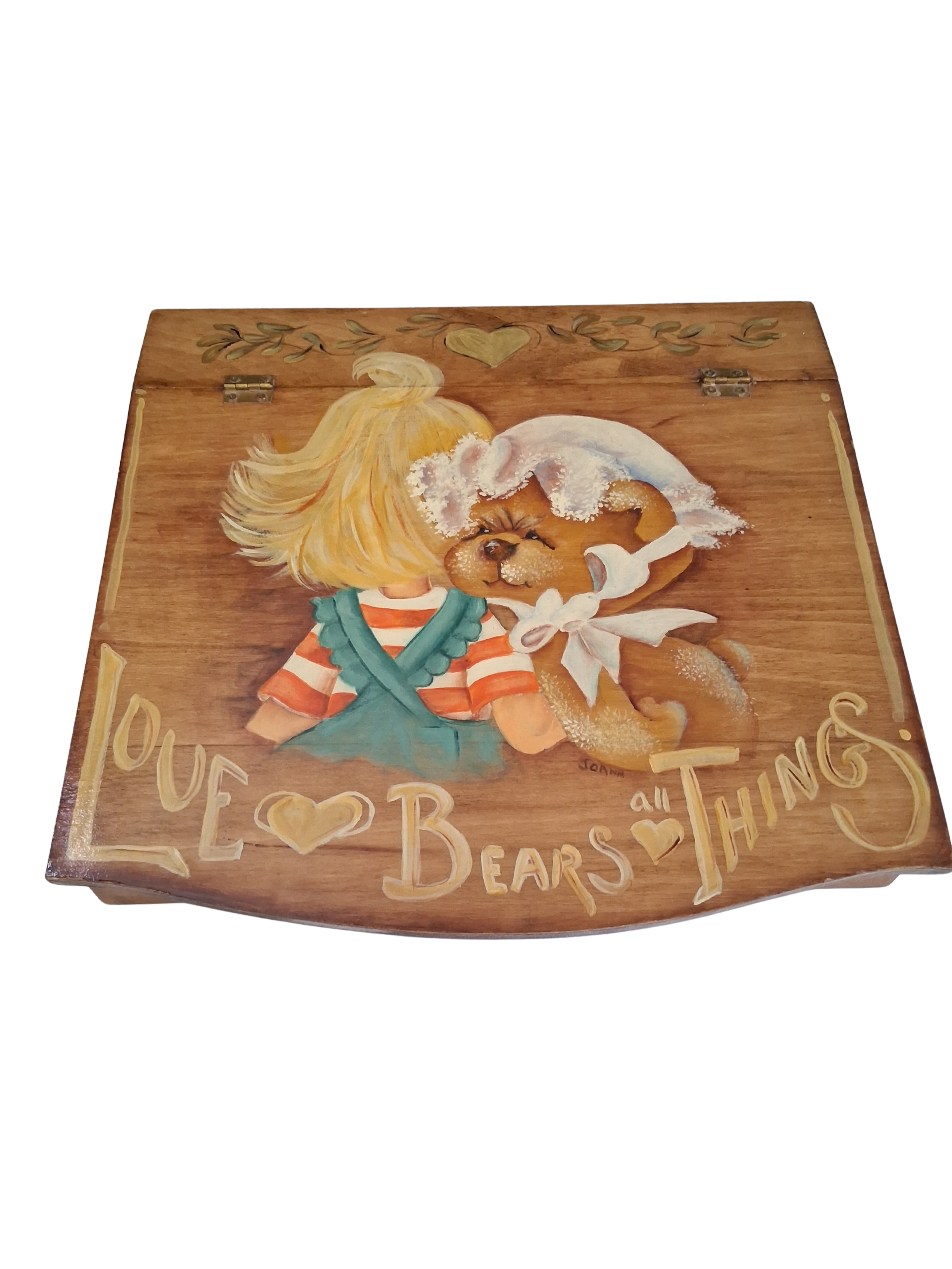 Hand Painted Card Box - Lap Desk