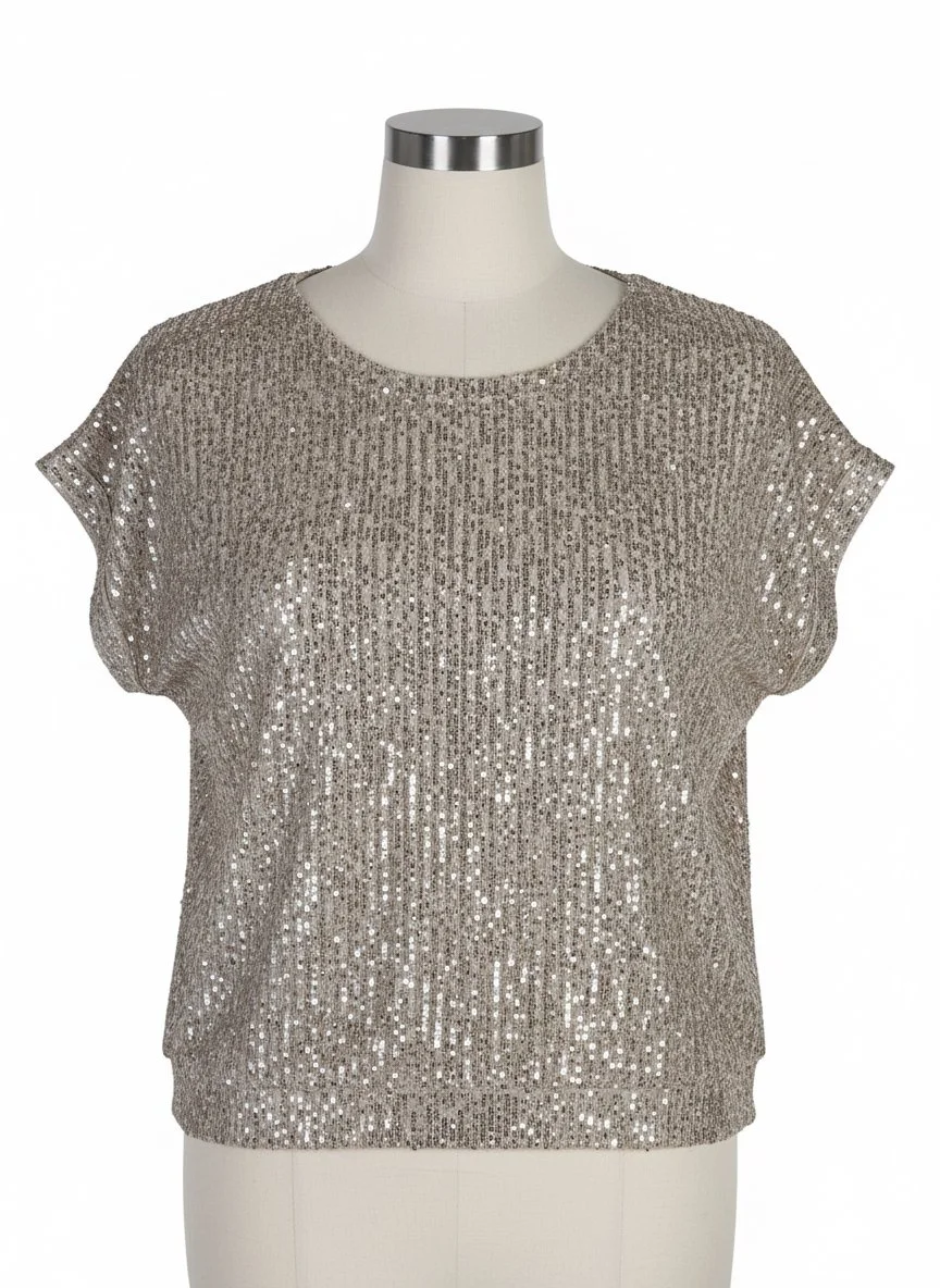 Fred Lyman Sequin Top - Size 10