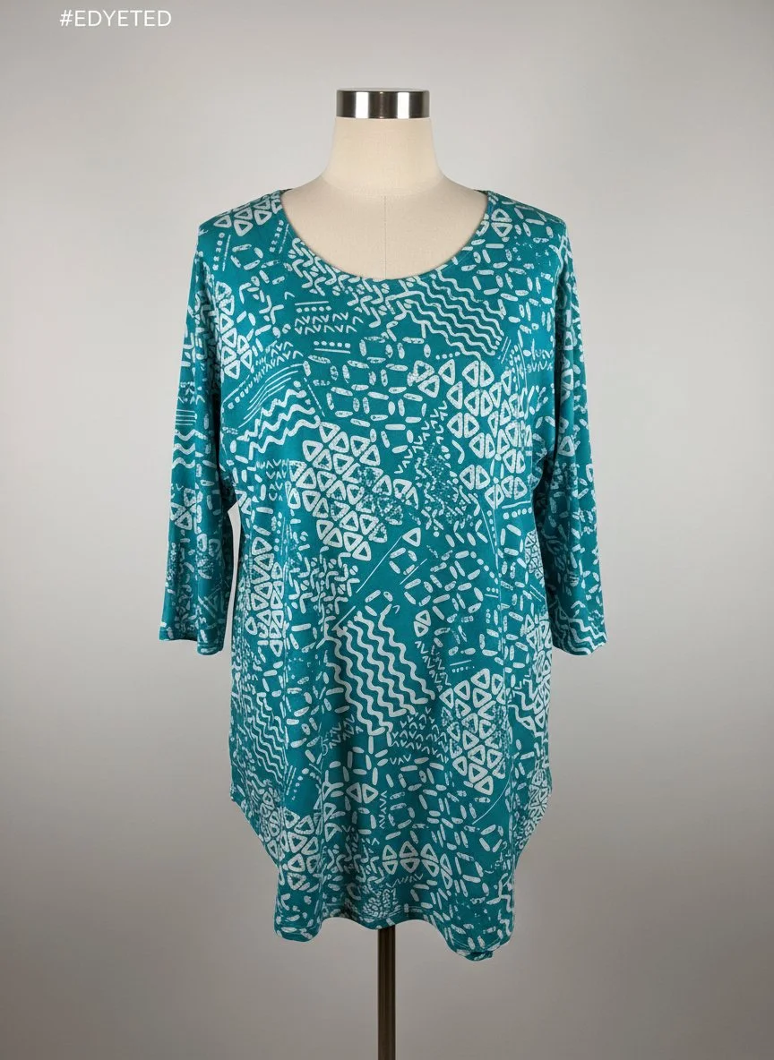 Fashque Studio Geometric Tunic - Sz 1X