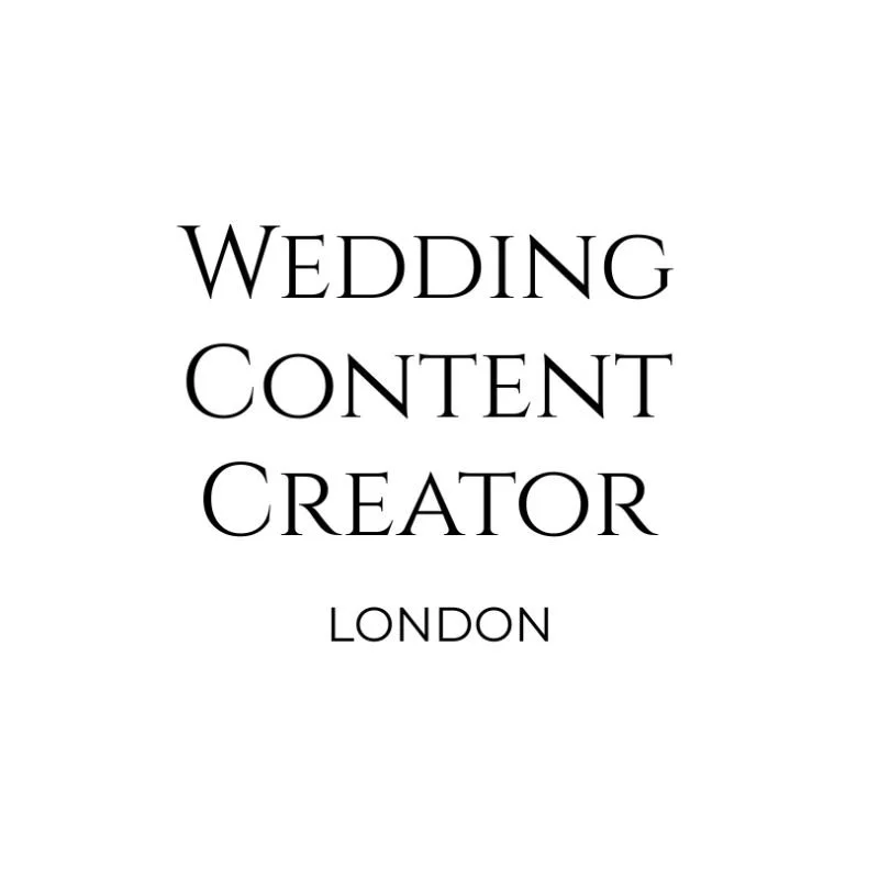 Wedding Content Creator London