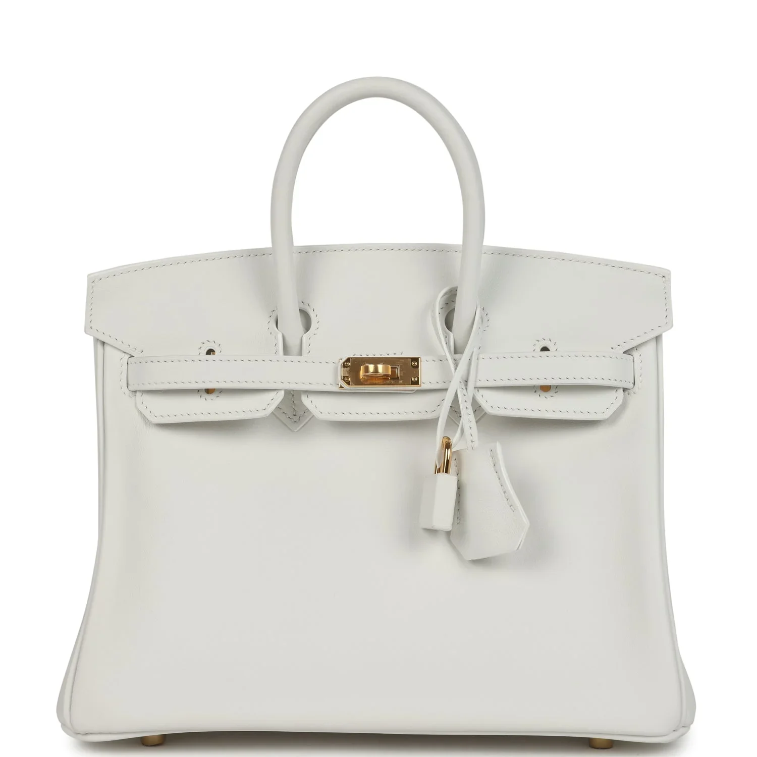 Hermès Birkin 25 New White Swift Gold Hardware