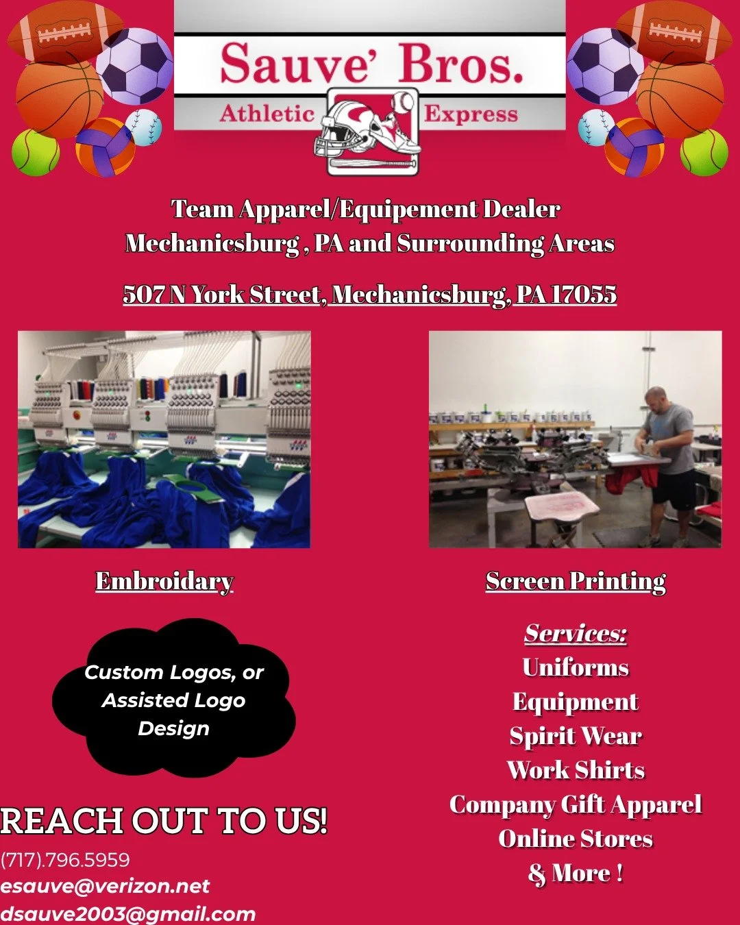 Introducing our new social media initiative! - Reach out to the emails provided for any questions regarding business, DMs are open as well.

#sauvebrosathleticexpress #sportswear #like #share #follow #engage