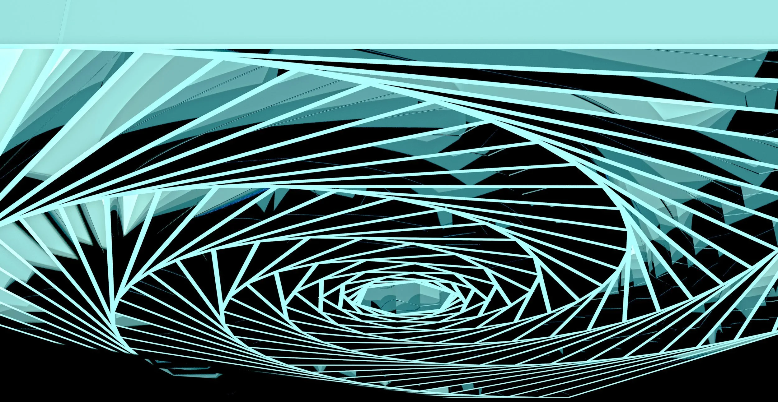 3D plot of a magenta-colored surface with a void in the center, surrounded by a vector field of small arrows on a flat base.