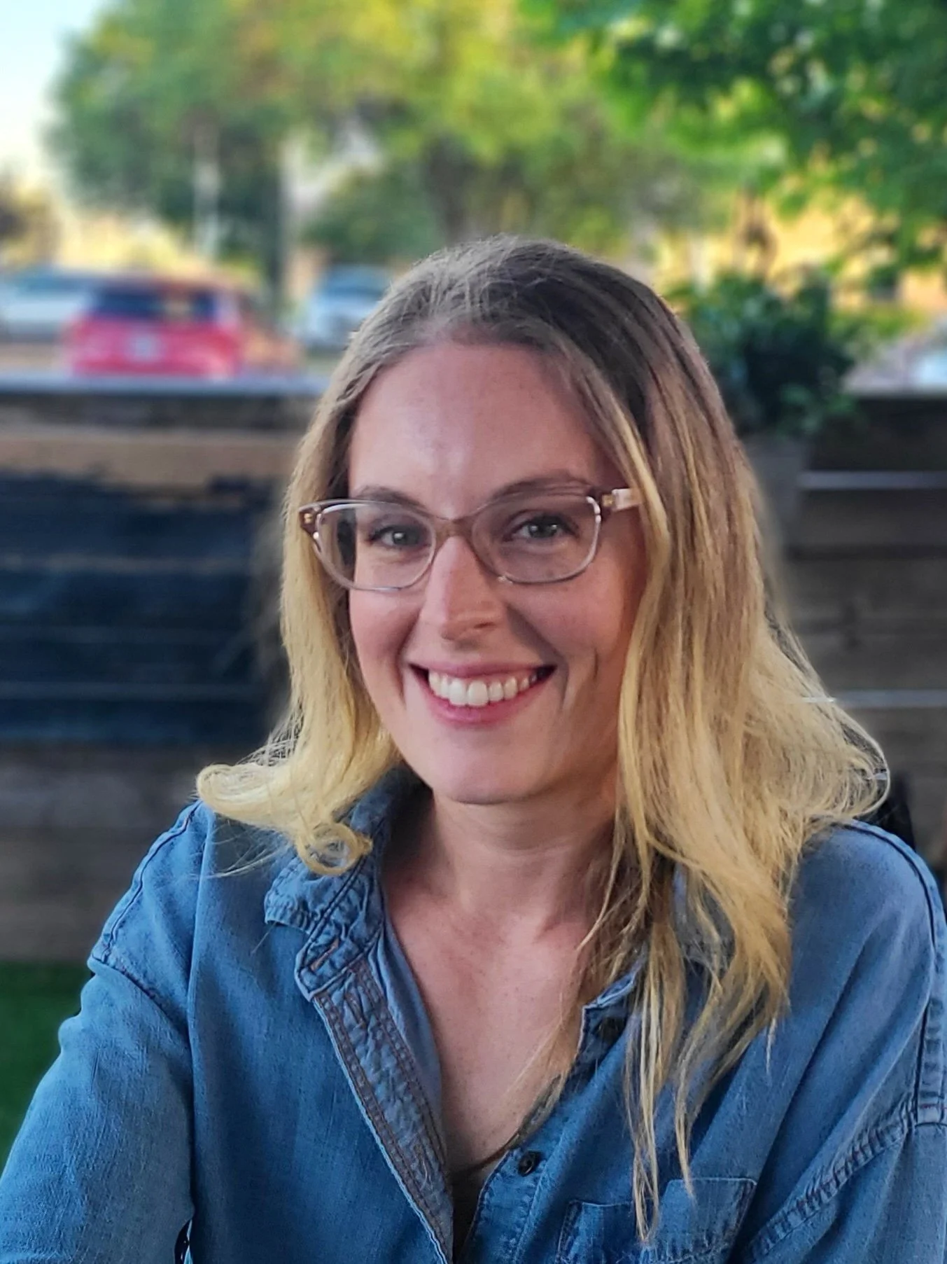 A smiling female UI engineer