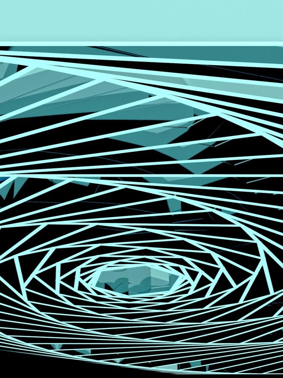 A blue abstract funnel representing mathematics tools for subjects including calculus and linear algebra.