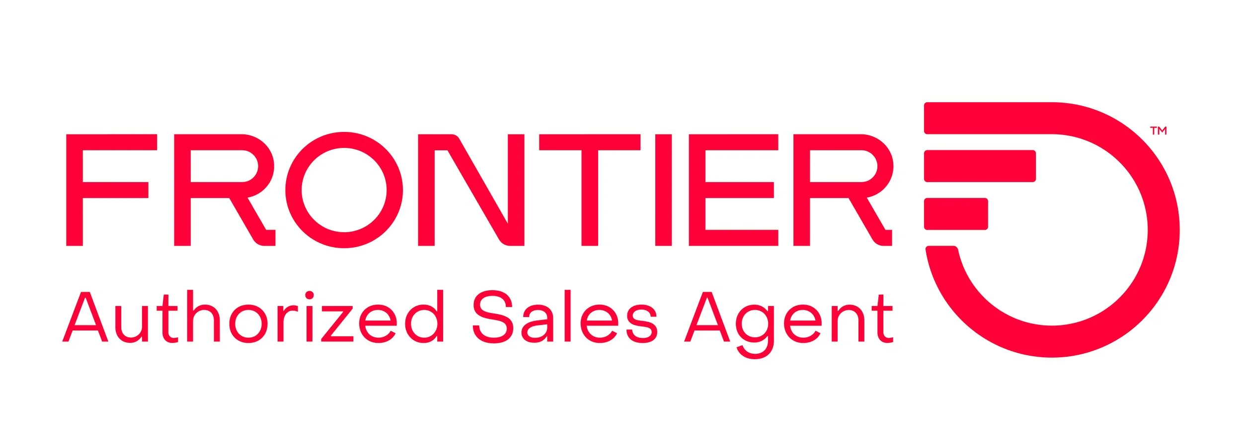 Red text logo reads 'FRONTERA Authorized Sales Agent' with a stylized red outline of a curved line on the right side.