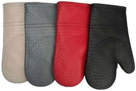 large full silicone oven mitt. multiple colors available.