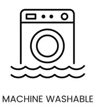 Machine washable icon. Machine washable tablecloths