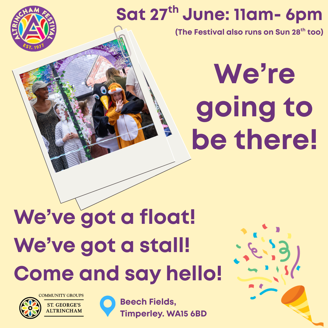 Altrincham Festival: We're doing a float!