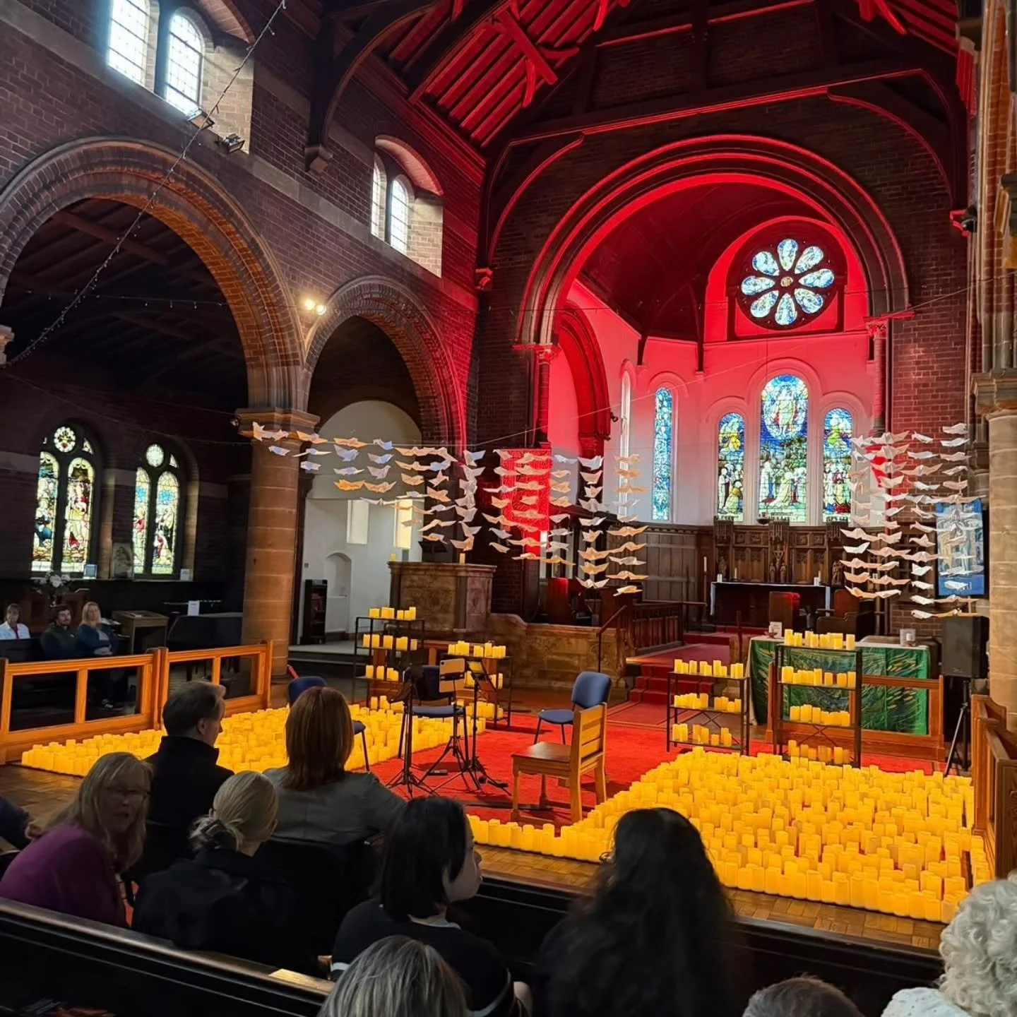 We love seeing our church being used by different groups &amp; organisations: This looked stunning tonight!

If you would like to explore hiring our spaces, head here for more information:
https://www.stgeorgesaltrincham.org/hire-our-spaces