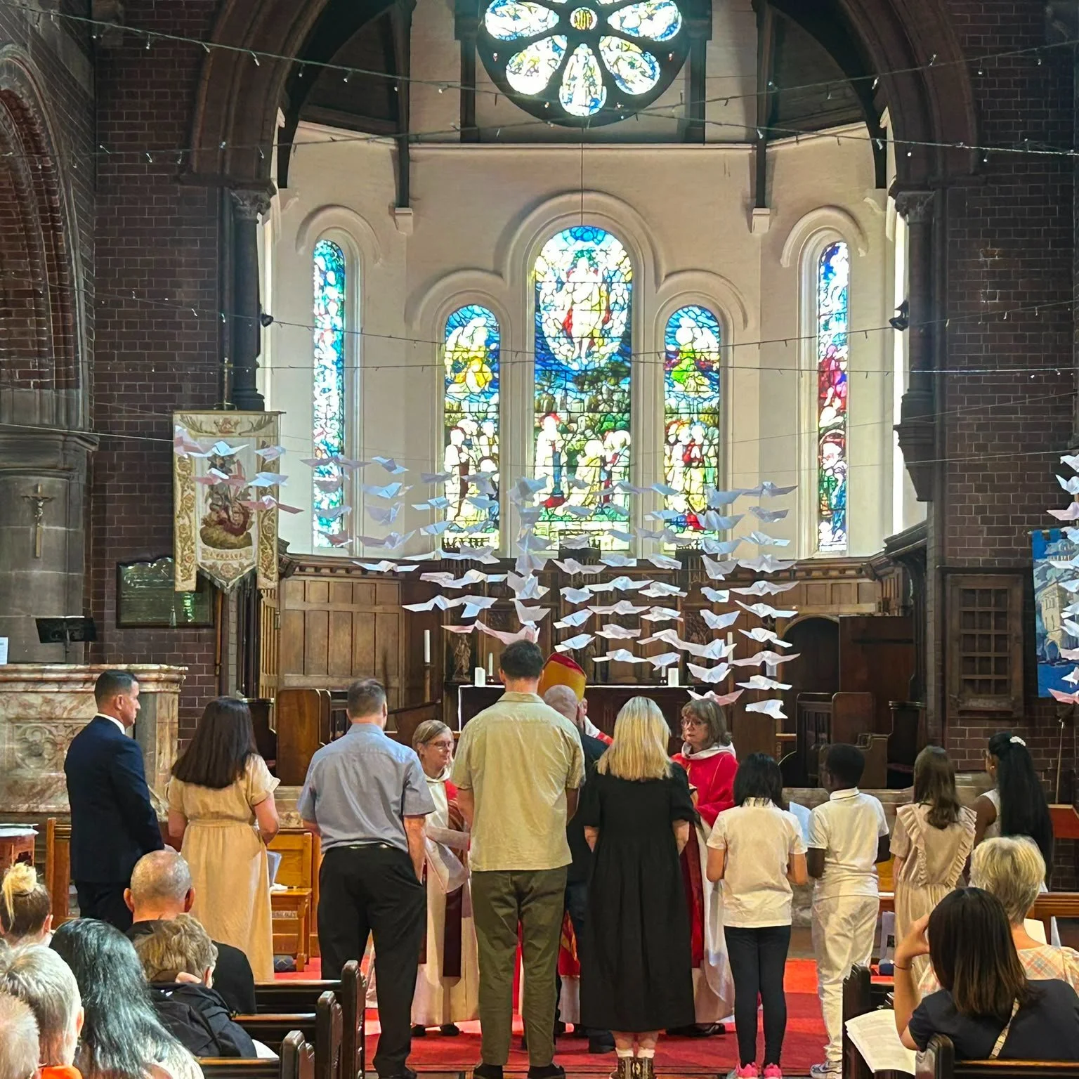 And the weekend celebrations continued with Carol presiding for the first time, two people getting baptised*, one renewal of baptism vows, and ten people getting confirmed! 🎉

Thank you for everyone who came along and for all those who provided so m