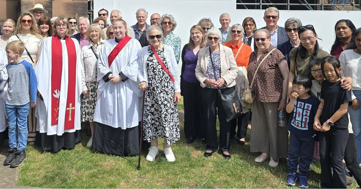 What a day:  Josie is now ordained! 🎉

It was such a joy to celebrate this wonderful milestone together, and to see SO many people there to support her!  Someone commented that it was like 'Altrincham On Tour'!

We didn't quite manage to catch every