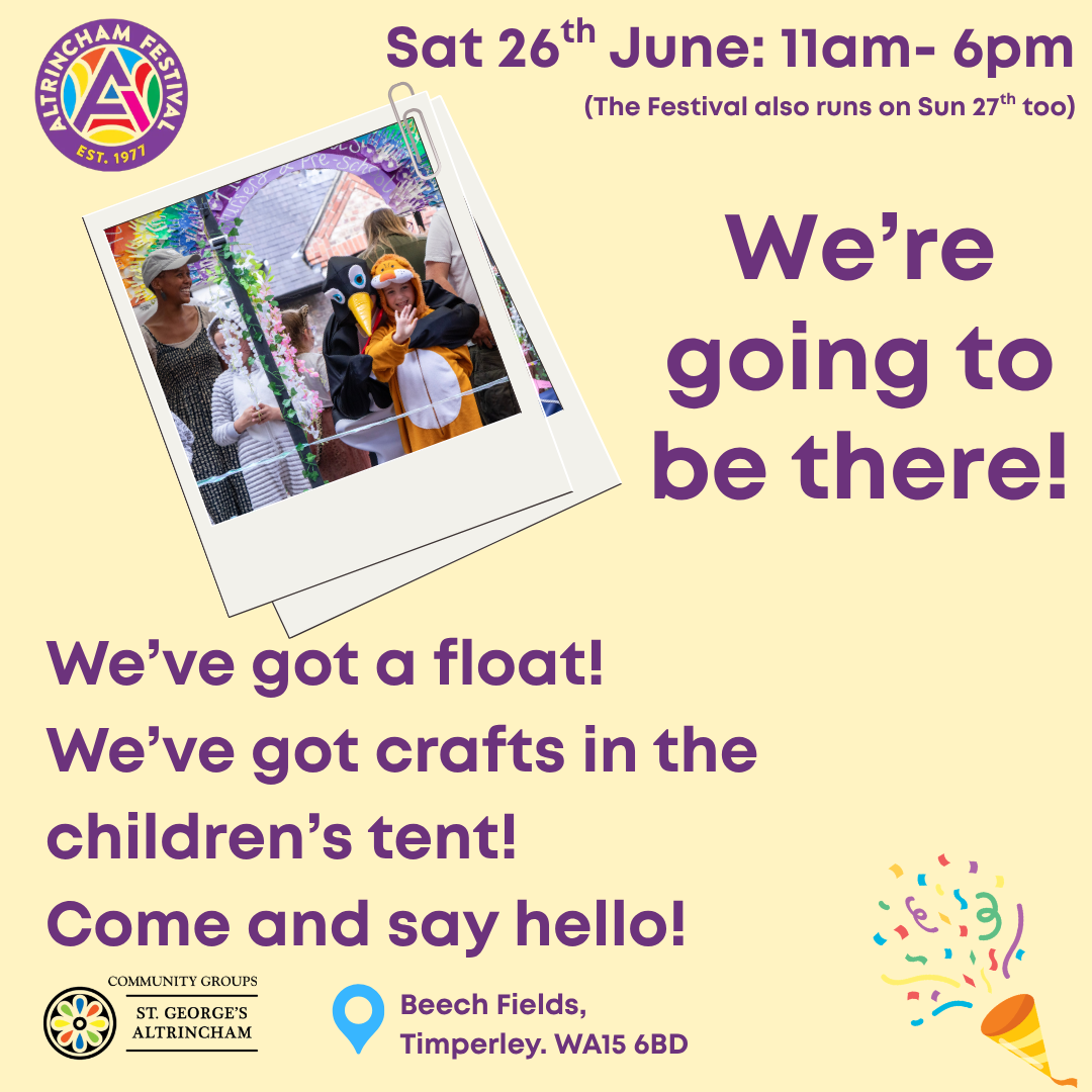 Altrincham Festival: We're doing a float!