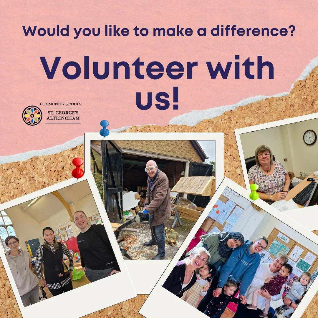 Have you ever thought about volunteering at St George's?

Church life depends upon an extraordinary number of volunteers.

From welcoming and serving coffee, to gardening, visiting, administration, music, children's work* and much more, there are cou