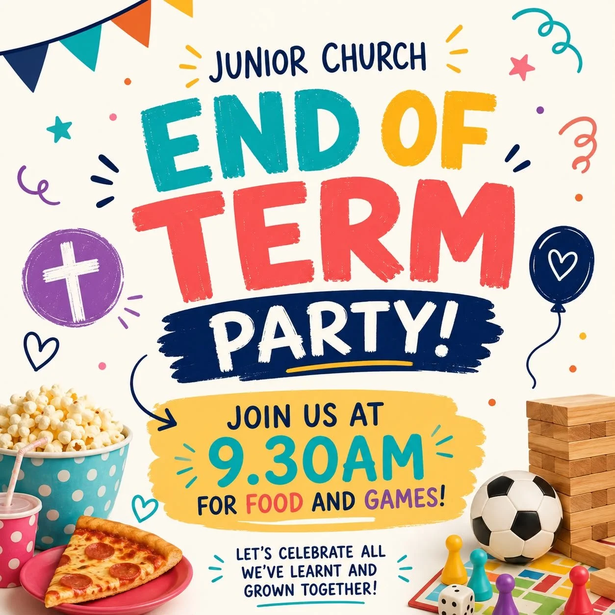 We've absolutely loved watching our Junior Church grow and some lovely friendships deepen over the year.

👉Tomorrow is our last Junior Church before all our team take a much needed break for the summer holidays!*

So do come along and be part of our