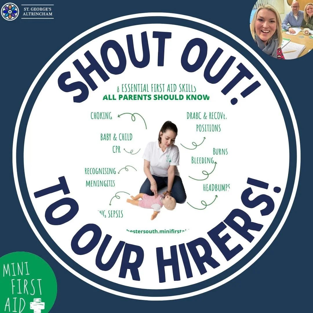 🎉 It's time for another Community Shout Out!

This week we're shining the spotlight on one of our regular hirers: MINI FIRST AID

Their mission is simple but incredibly important: to equip parents, grandparents, and carers with the confidence and sk