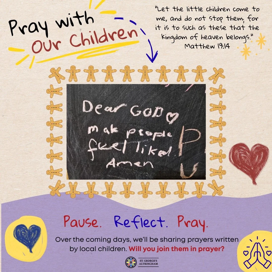 Small Voices, Big Prayers:

Today marks the beginning of another week.

For some, that's full of possibility. For others, simply getting out of bed and facing the day can feel like an enormous achievement.

So today, why not join the prayers of our c