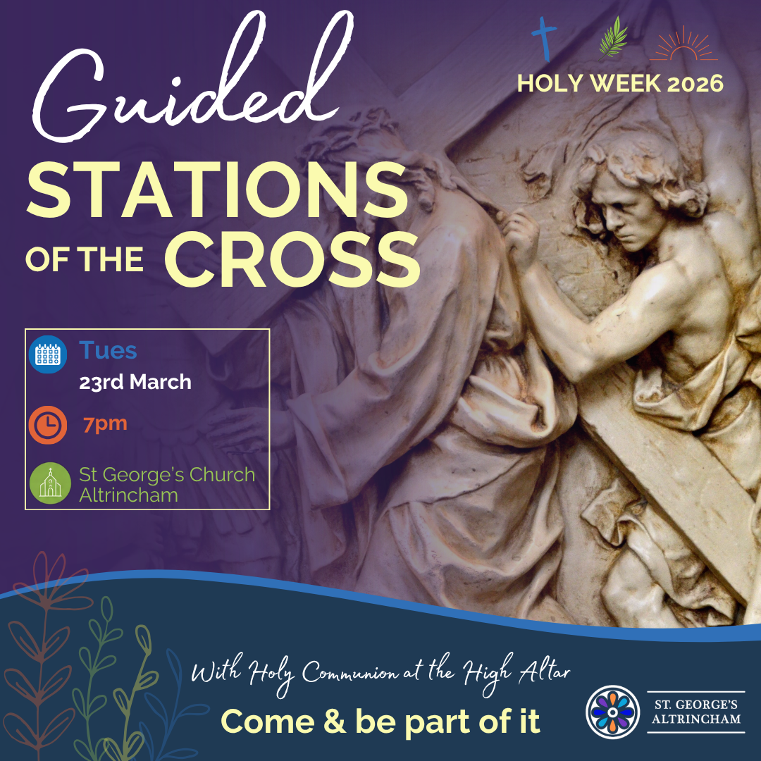 Guided Stations of the Cross Reflection followed by a short Eucharist