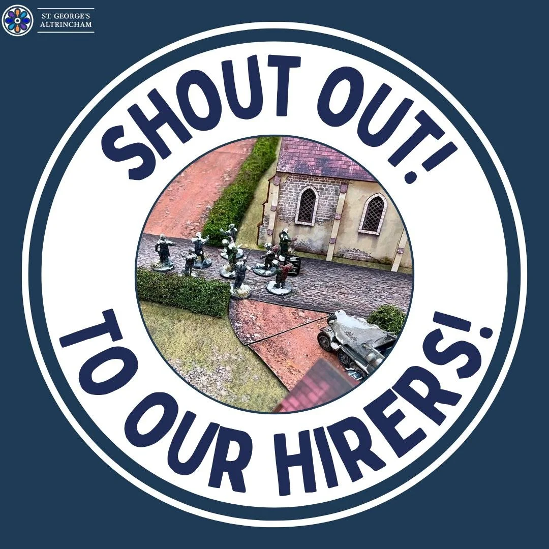 🎉 It's time for another Community Shout Out!

This week we're celebrating one of our favourite regular hirers: ALTRINCHAM GAMING CLUB that meets in the Parish Centre on a Tuesday from 7.30pm. 🎲🧩

Whether you're into strategy games, cooperative adv