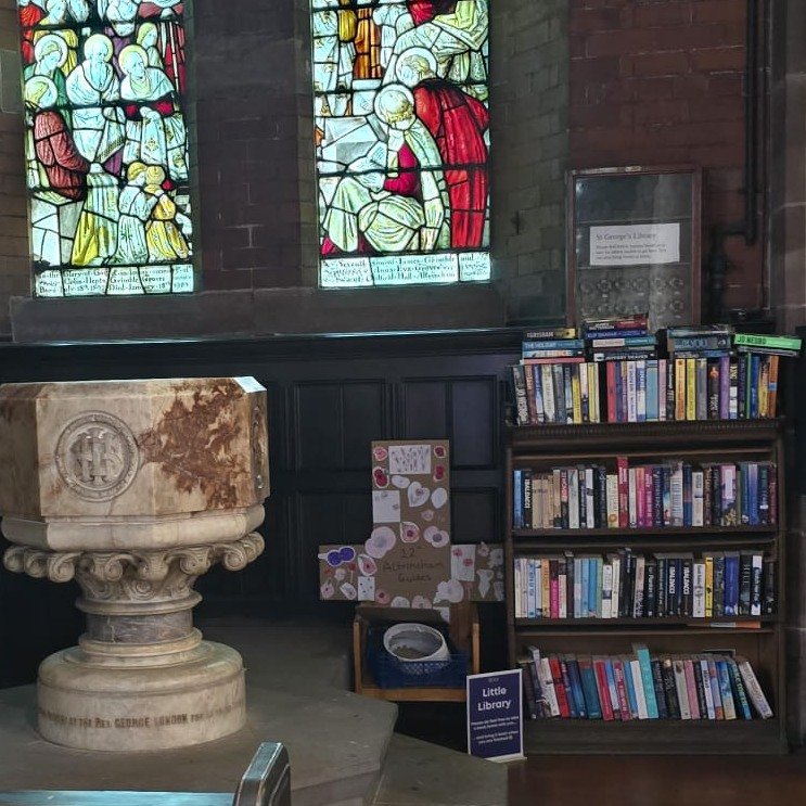 📚 Have you got your summer reading sorted?

Whether you're heading off on holiday, relaxing in the garden, or just looking for something new to read, why not pop into St George's and browse our Little Library?

Tucked away underneath the Grimble Gro