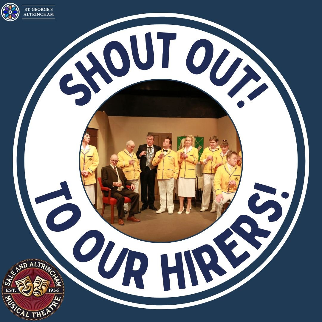🎉 It's time for another Community Shout Out!

This week we're celebrating one of our regular hirers: SALE &amp; ALTRINCHAM MUSICAL THEATRE (SAMT). 🎭

For almost 90 years, SAMT has been bringing high-quality musical theatre to audiences across Traff