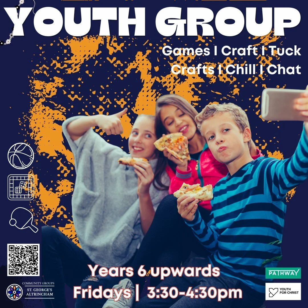 🍕 Two weeks to go&hellip; and our Friday afternoons are about to get a whole lot busier!

Our youth groups are back, and whether your young person already knows everyone, knows absolutely no one, or is somewhere in between, we&rsquo;d love them to c