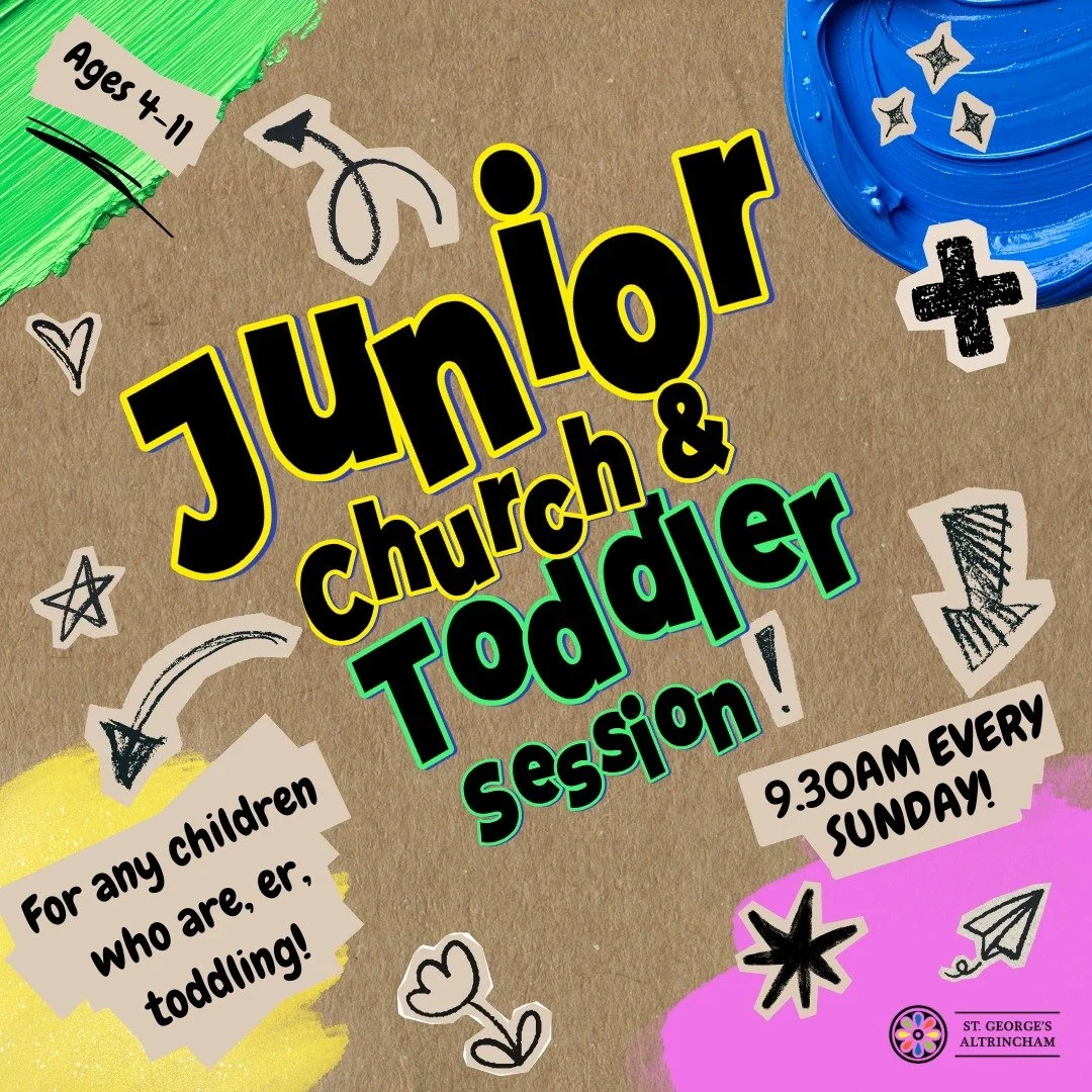 🎉 One week to go and next week (Sun 6th) sees our Toddler Session &amp; Junior Church returning!

As the summer holidays draw to a close and everyone begins finding their way back into routines, we&rsquo;re really looking forward to welcoming our ch