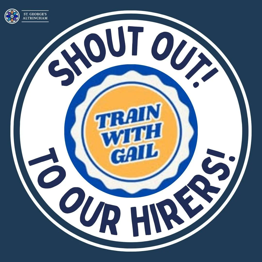 And a final shout out to our hirers before the busy really gets going!

@Train_With_Gail is a friendly, welcoming fitness class specifically aimed at women in the perimenopausal and menopausal years. Gail tells us that "Most of our lovely group 
