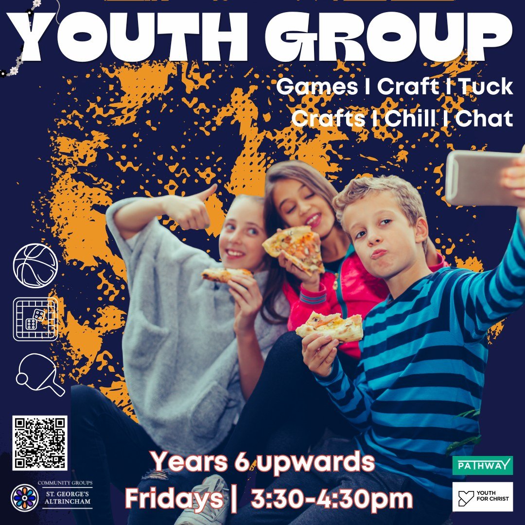 🍕🎮 TODAY: Pathway is back!

We've missed everyone!  Pathway Youth Group is back from 3.30pm today, and we&rsquo;d love to welcome back some familiar faces -  and meet plenty of new ones too!

Open to everyone in Year 6 upwards, Pathway is simply a 