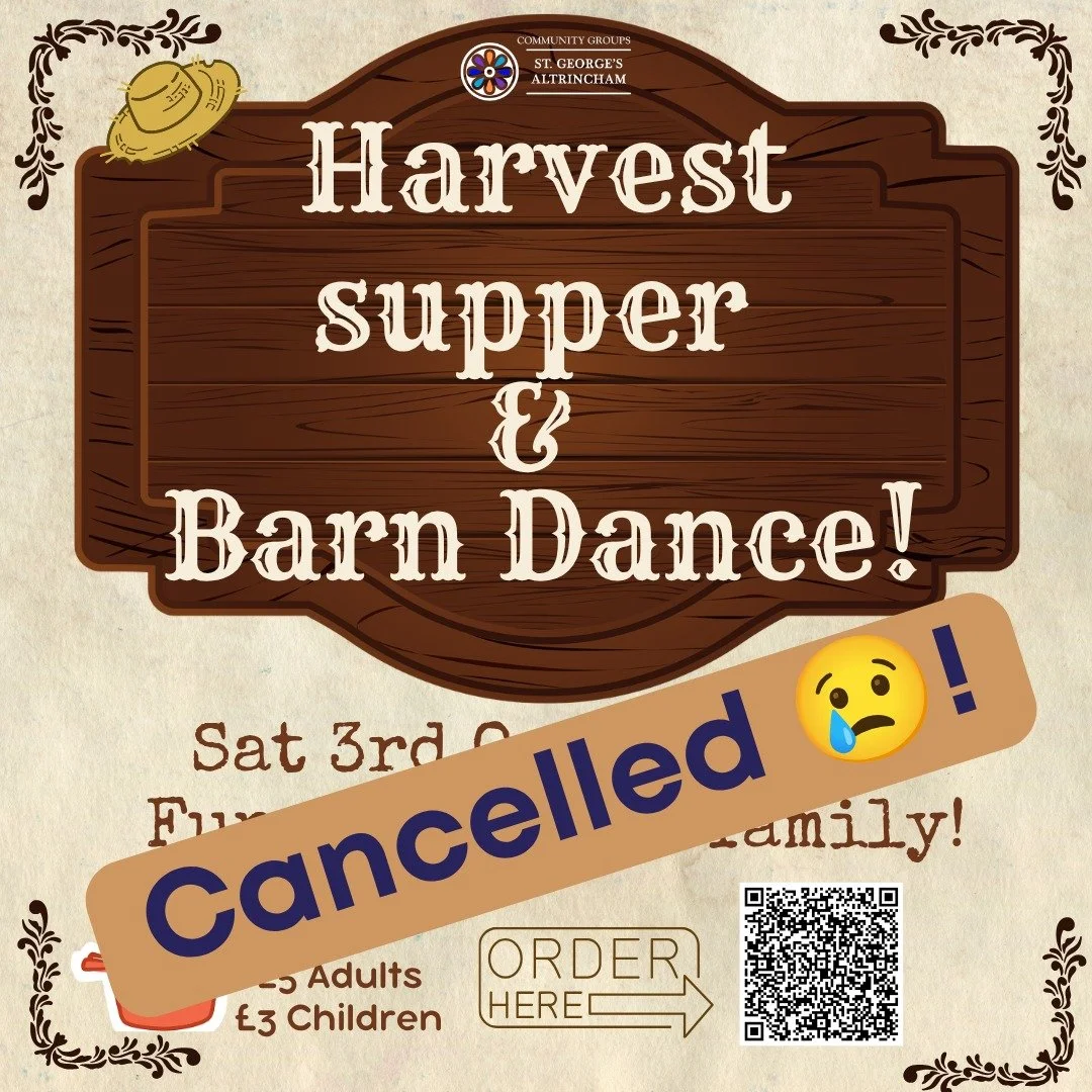 Rah! We&rsquo;re so sorry, but we&rsquo;ve had to cancel our Harvest Supper &amp; Barn Dance. 😔

A combination of team absences has meant that we don&rsquo;t have enough people around to make the evening happen.

We know lots of you were looking for