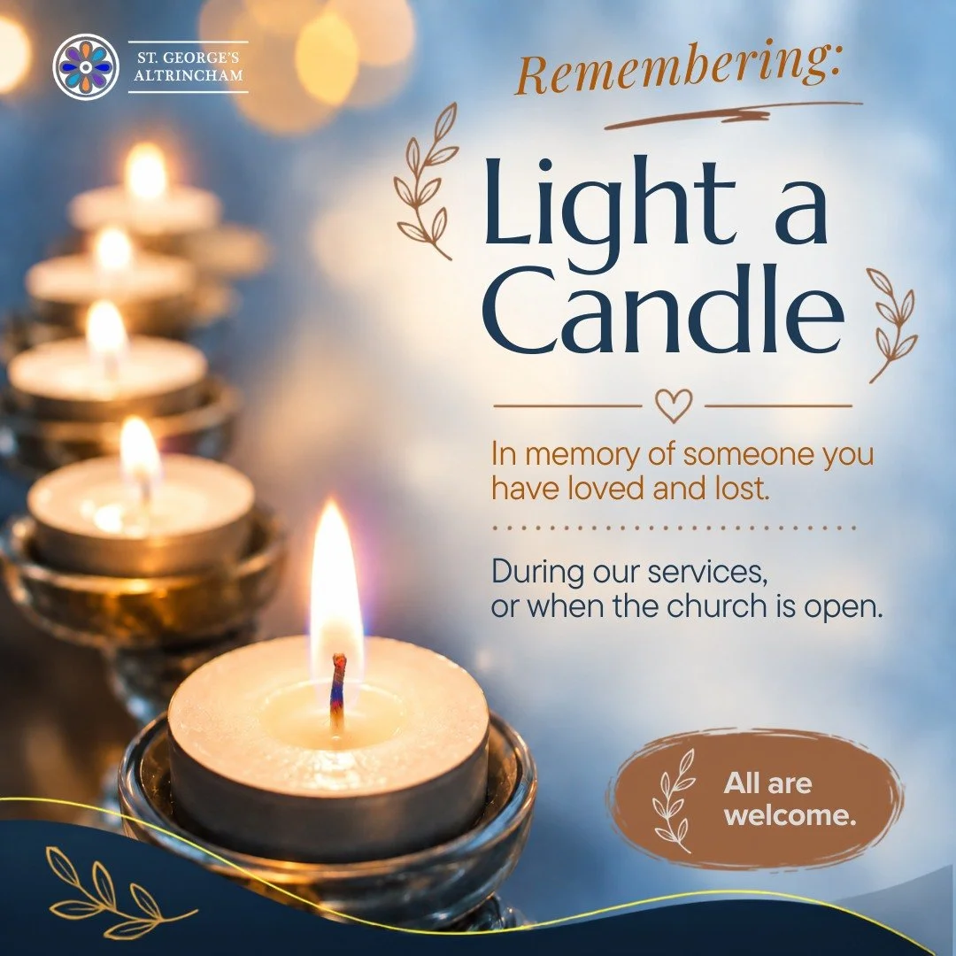 🕯️ As we move into our season of Remembrance, did you know that St George&rsquo;s is open every weekday from 8am&ndash;3pm?

You&rsquo;re always welcome to simply pop in.

You might want to light a candle in memory of someone you love, light one as 