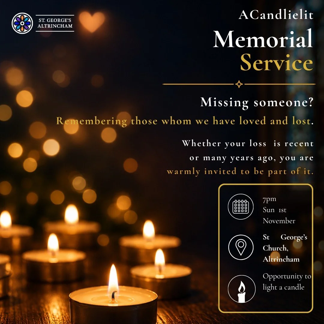 🕯️ Some people never really leave our lives, even when they are no longer with us.

As we move through our season of Remembrance, we warmly invite you to join us at St George&rsquo;s for our annual Memorial Service.

It&rsquo;s a gentle opportunity 