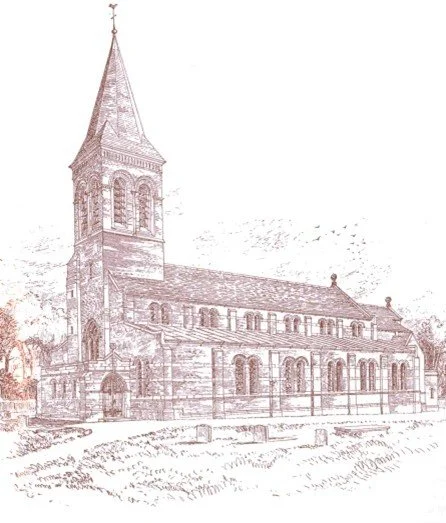 The Original sketch for the building