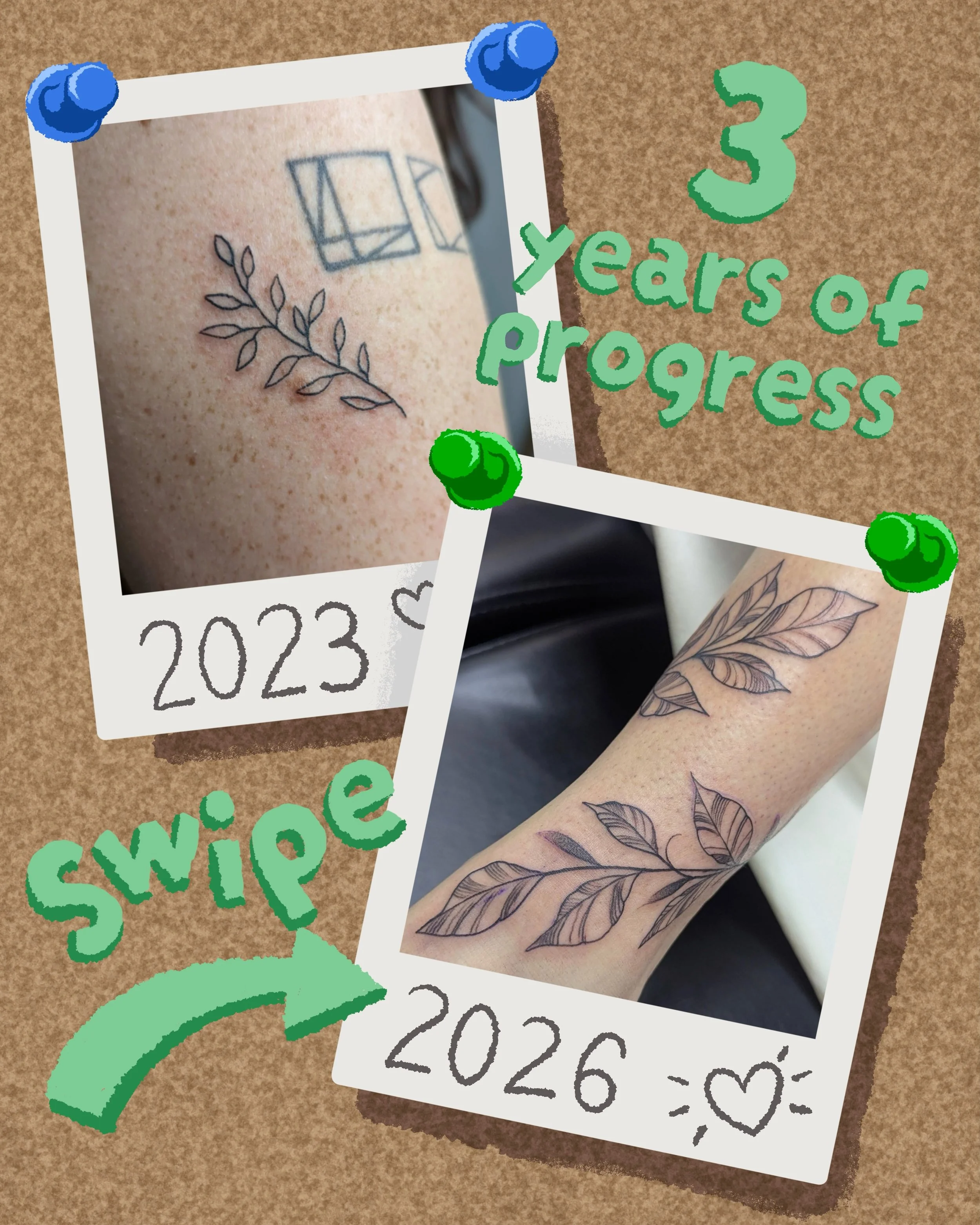 Tag an artist to challenge them to show their progress&hellip;
&bull;&bull;&bull;
It was roughly 3 years ago I started tattooing and it&rsquo;s been a wild ride with a ton of highs and lows. My first apprenticeship was with someone who wasn&rsquo;t a