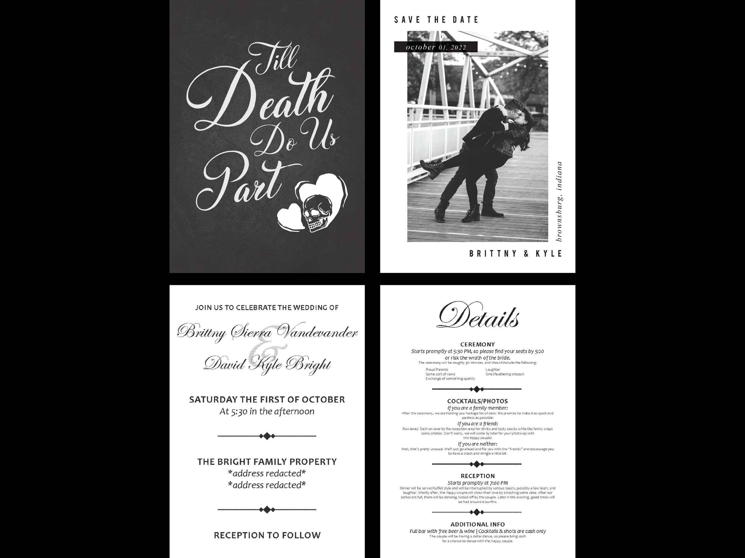 Save the Date & Wedding Invitation