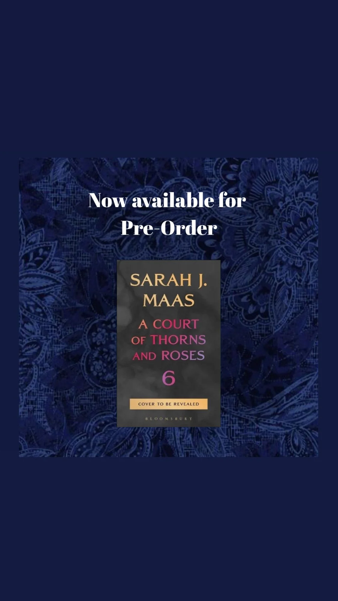 Pre-Order : ACOTAR 6