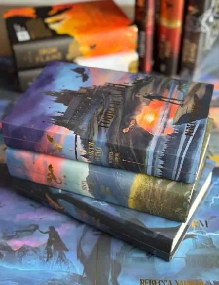 Fourth wing dust jackets