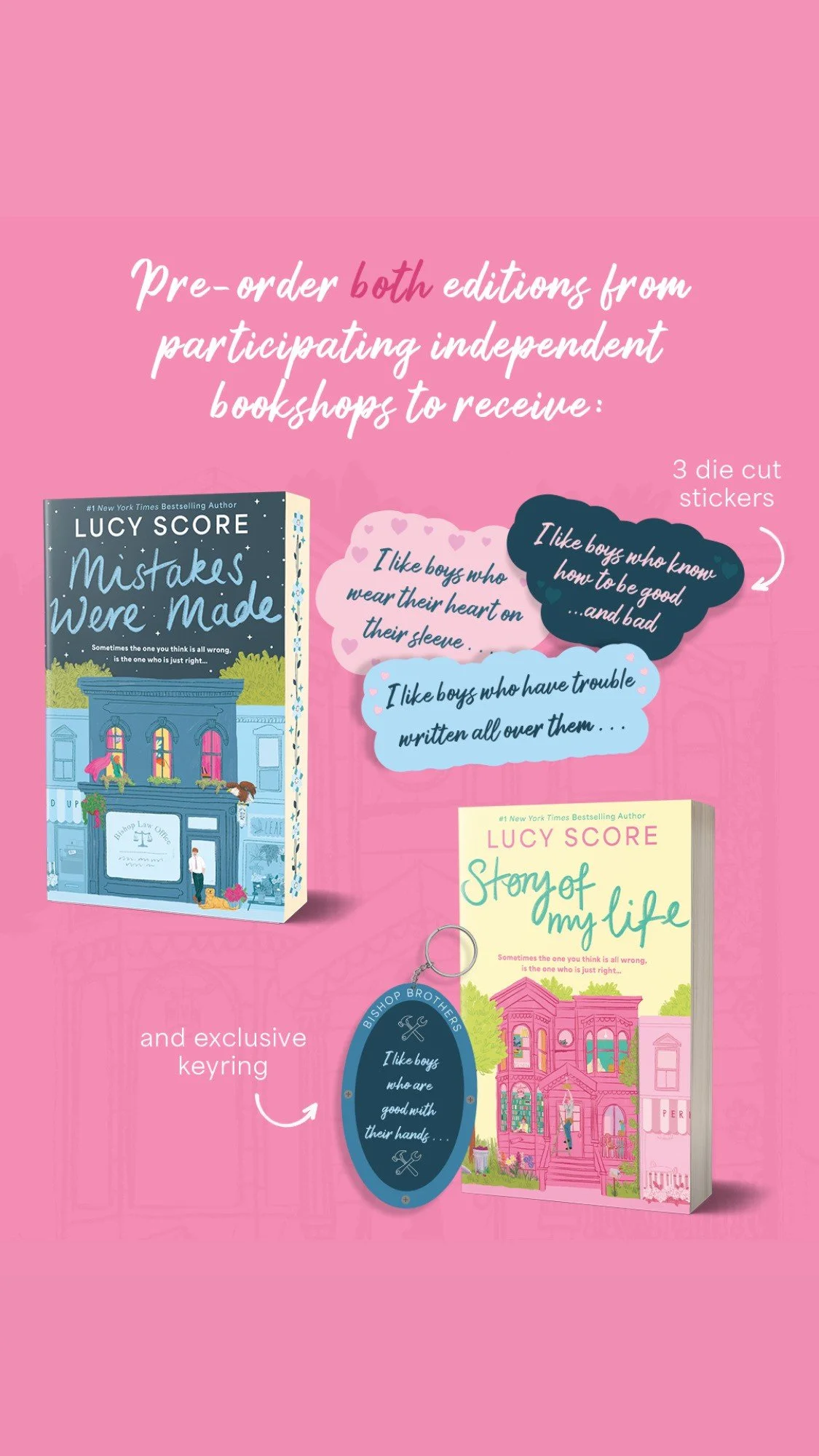 Pre-order : Story Of My Life and Mistakes Were Made