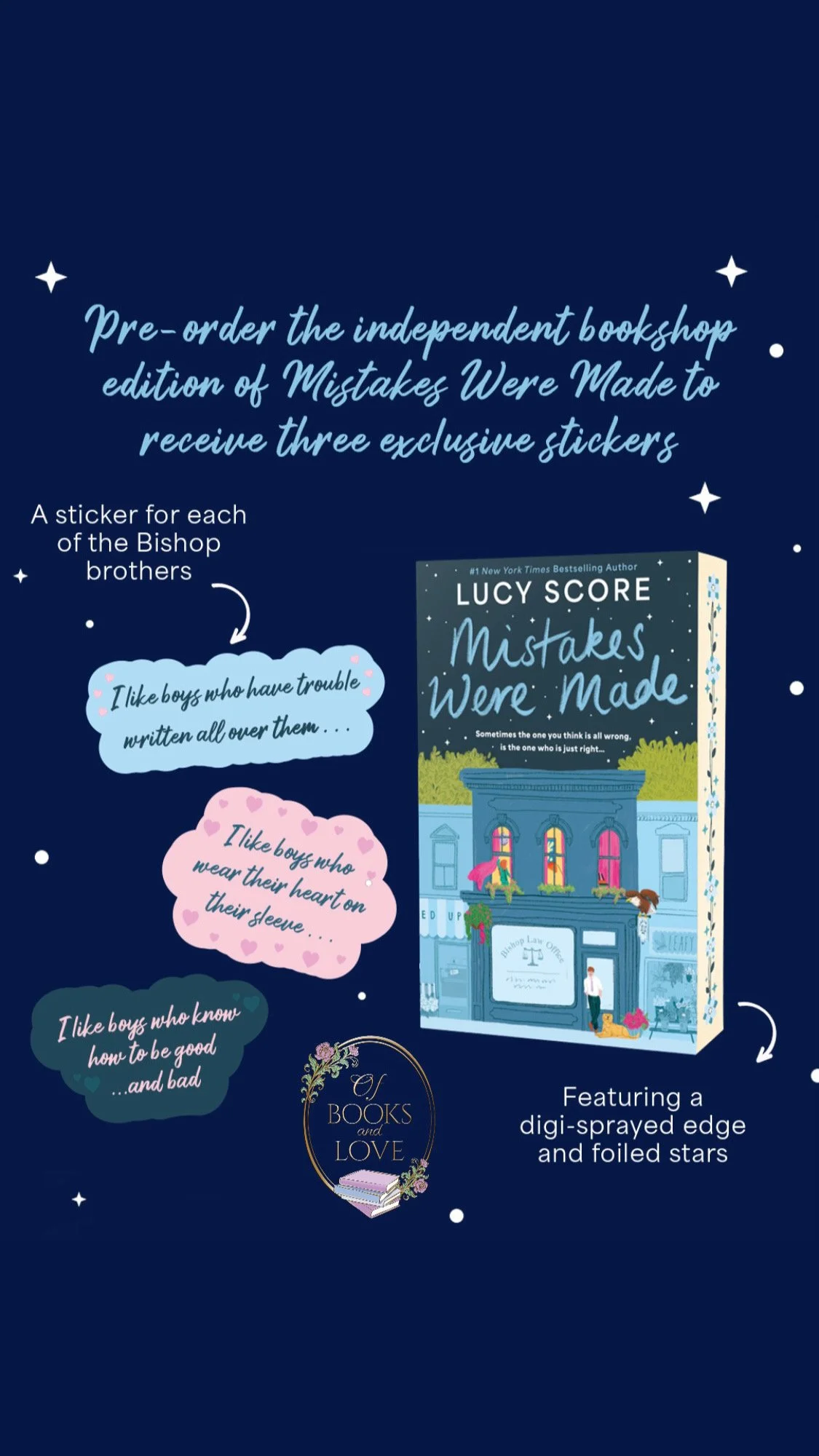 Pre-order : Mistakes Were Made by Lucy Score
