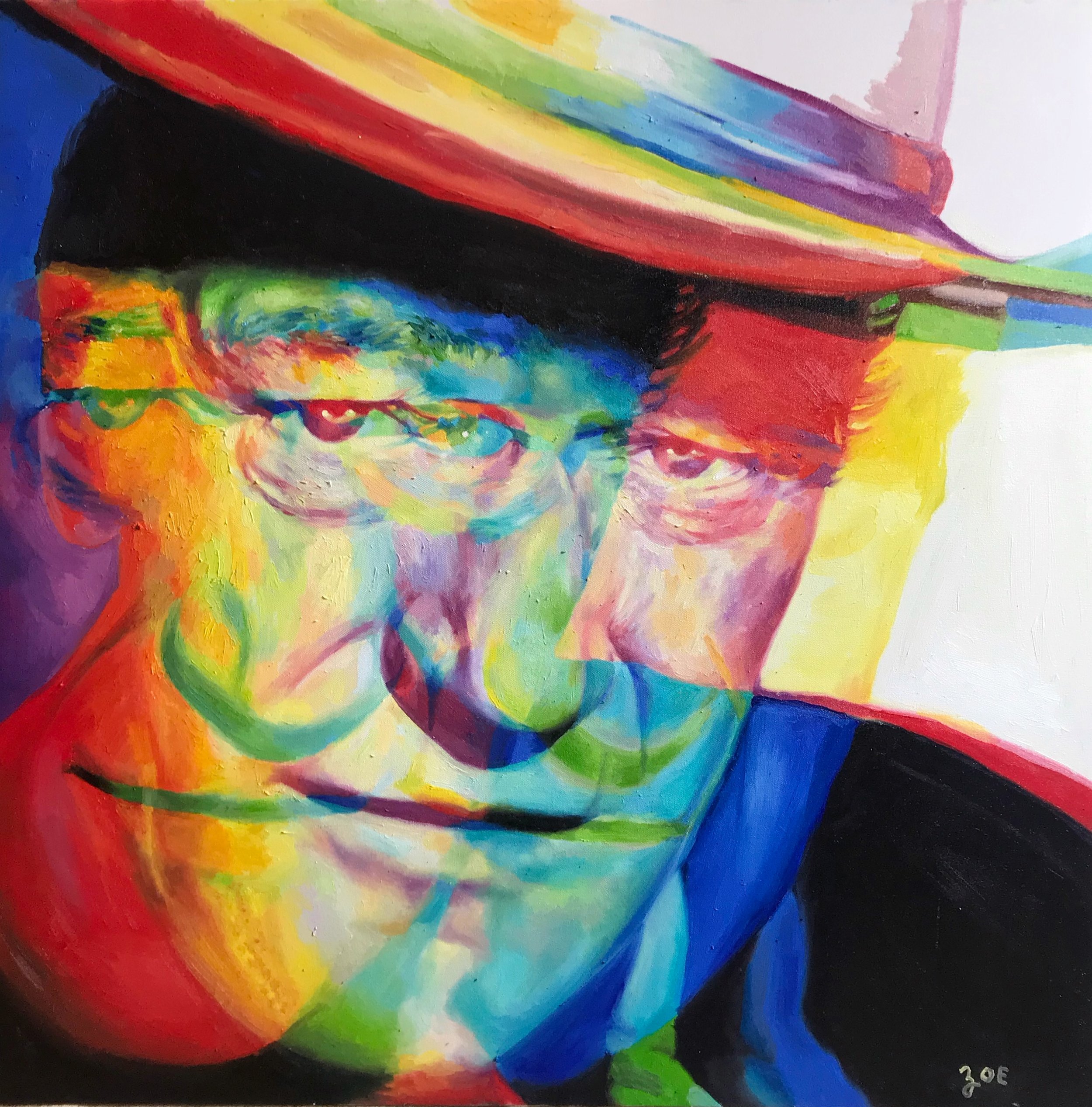  JOHN WAYNE 
36" x 36" 
2018
oil on canvas 
SOLD