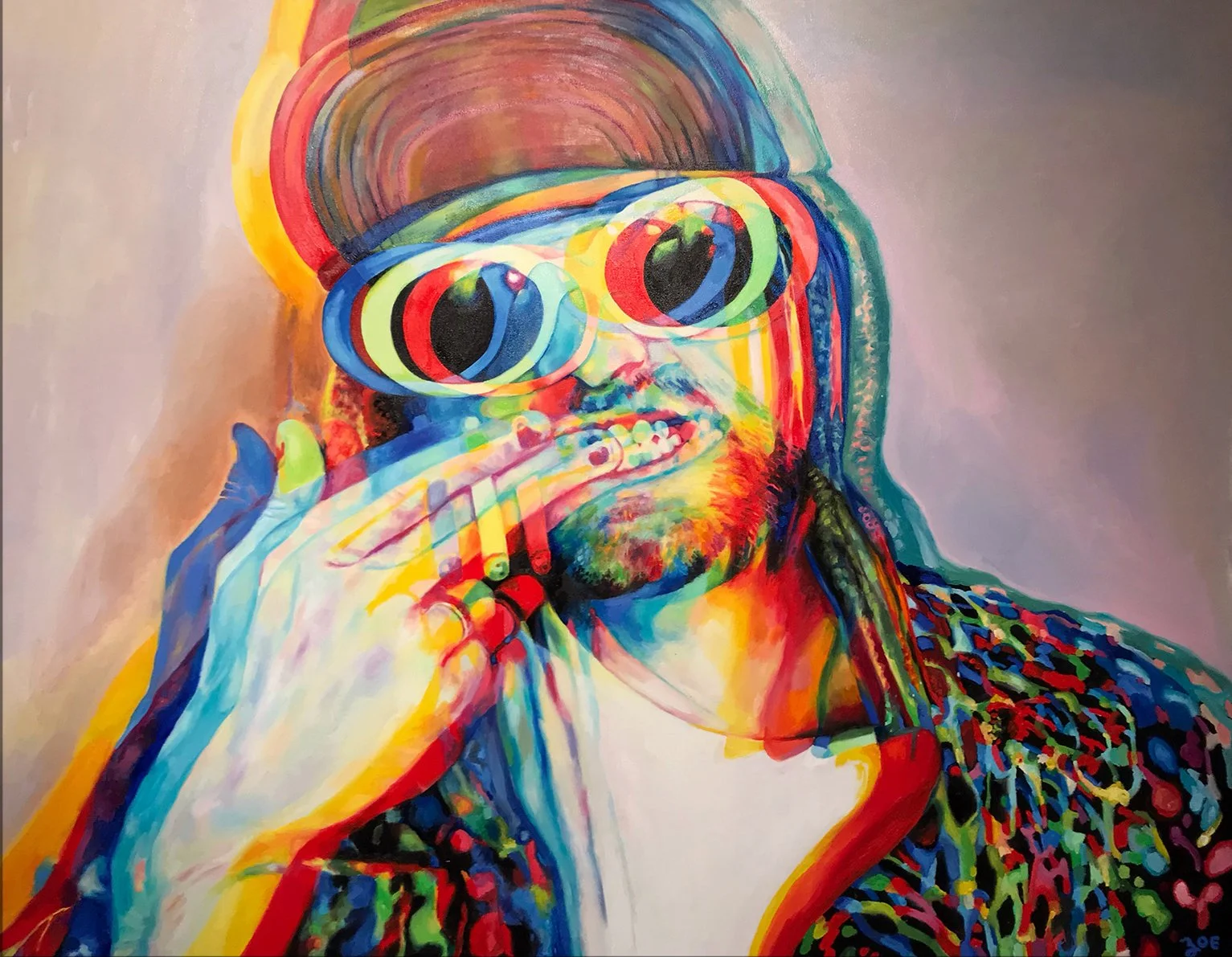  COBAIN 2 
48" x 60"
2018
oil on canvas 
SOLD