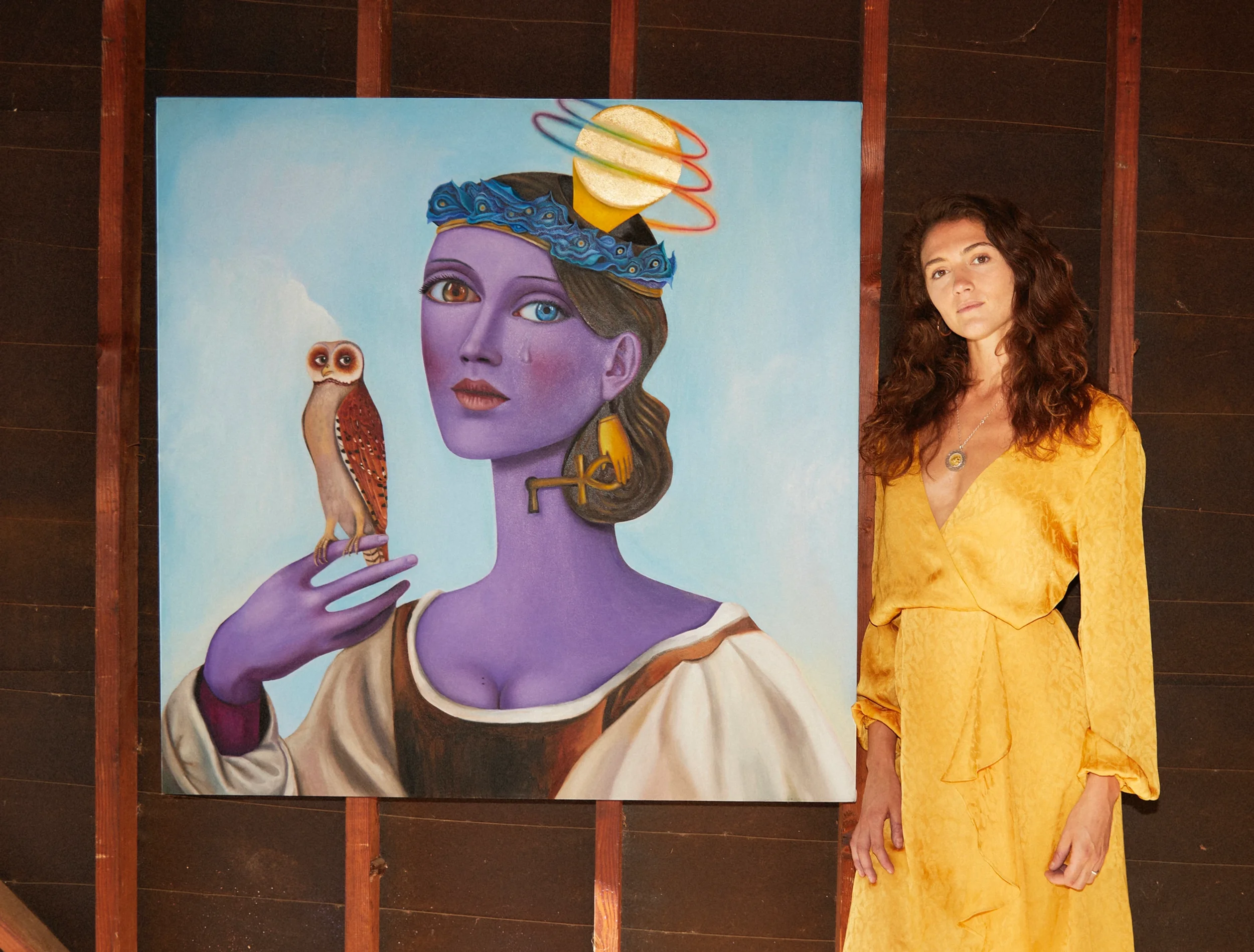 zoe rose and weaver of worlds self portrait.webp