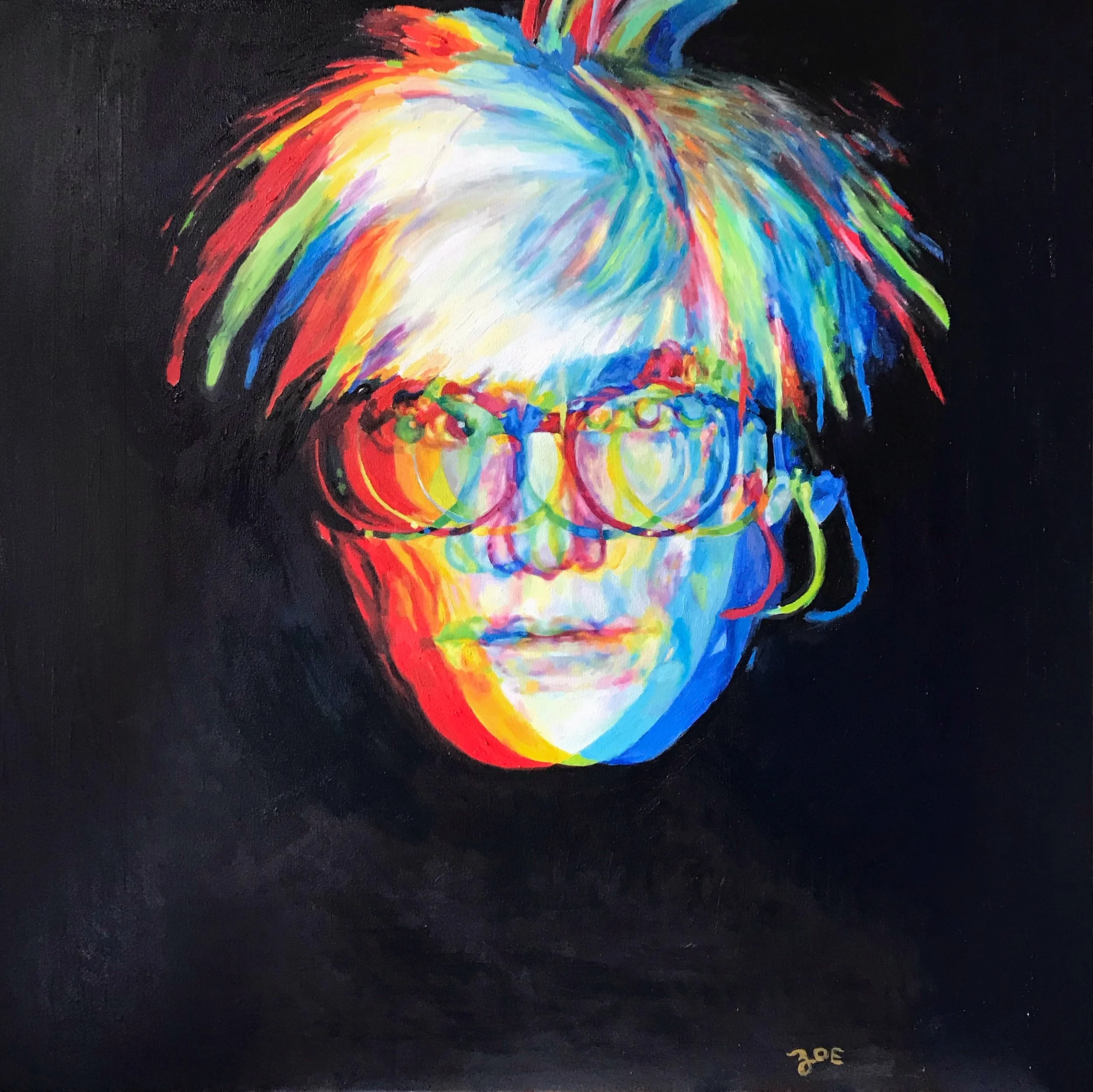  WARHOL 
40" x 40" 
2018
oil on canvas 
SOLD