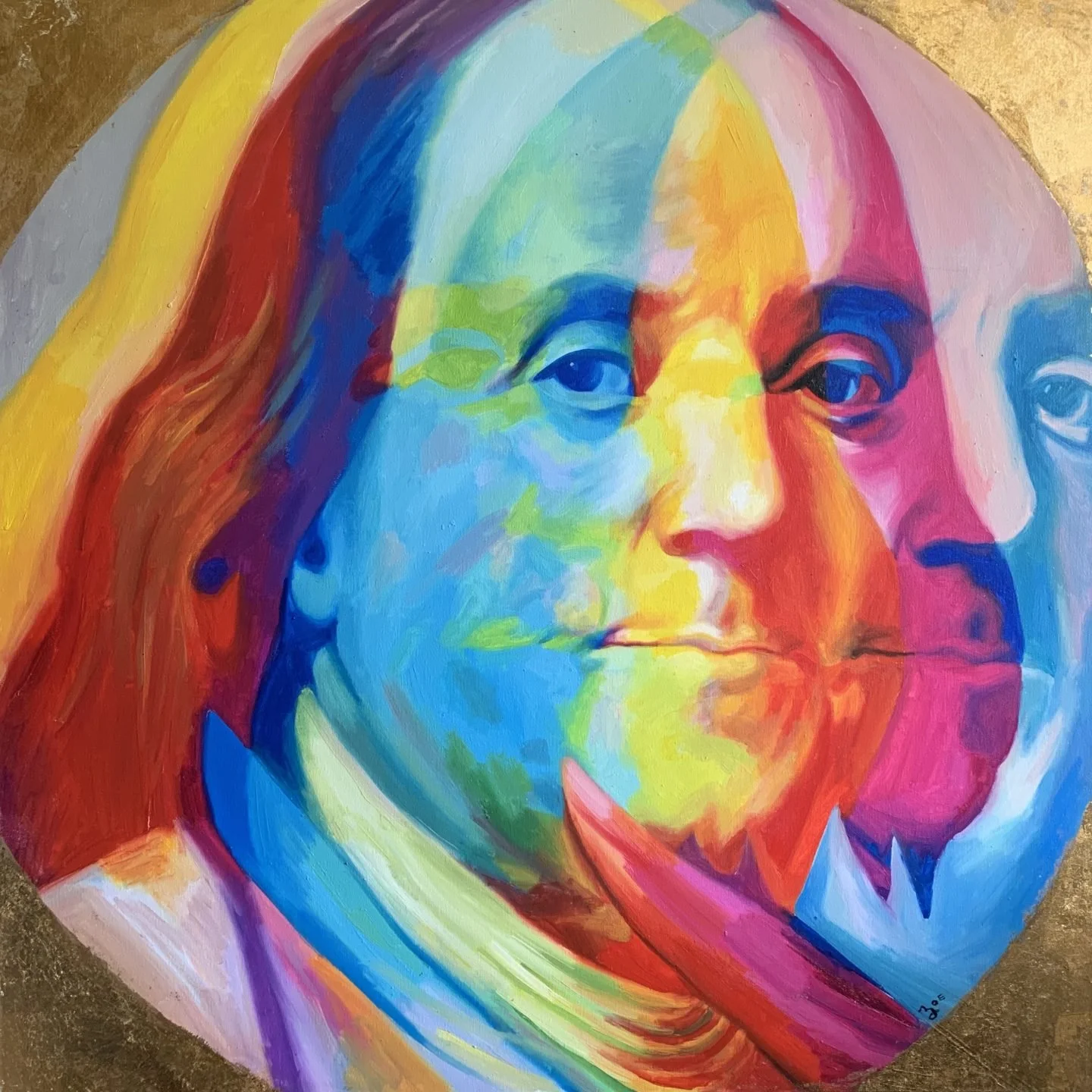  BENJAMIN 
36" x 36"
2019
oil on canvas 
SOLD