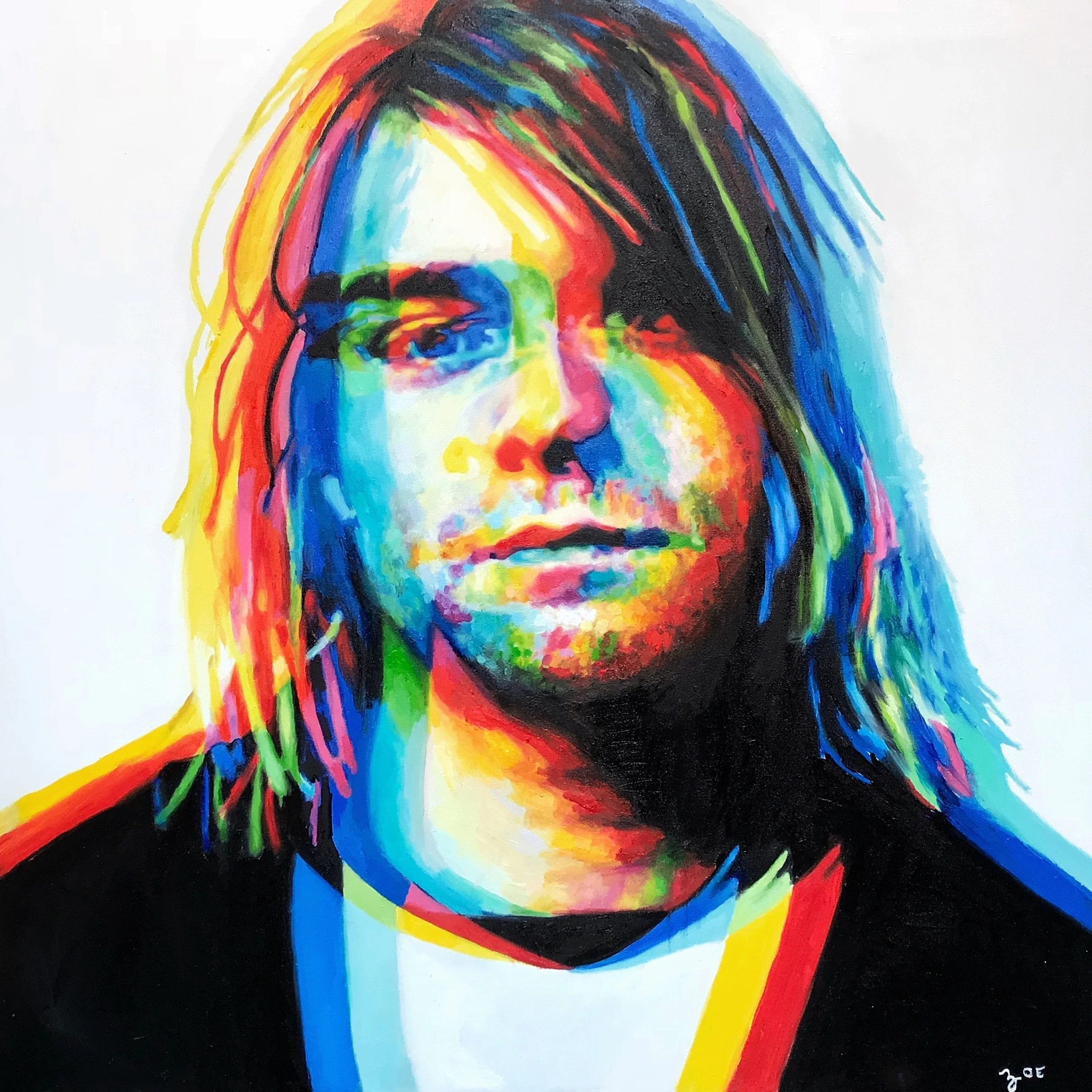  COBAIN 1 
48" x 60" 
2018
oil on canvas 
SOLD