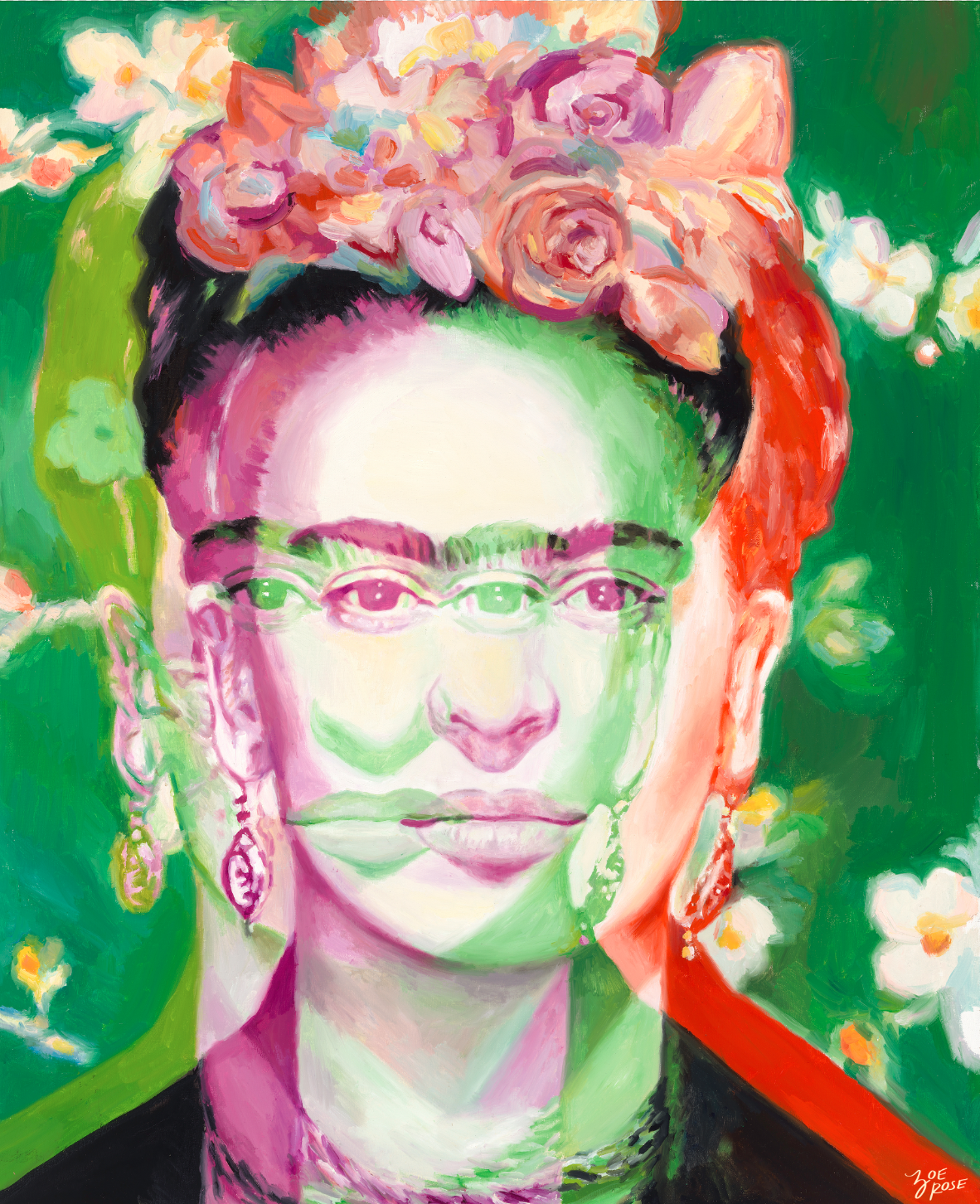  FRIDA 
30" x 40" 
2018
oil on canvas 
SOLD