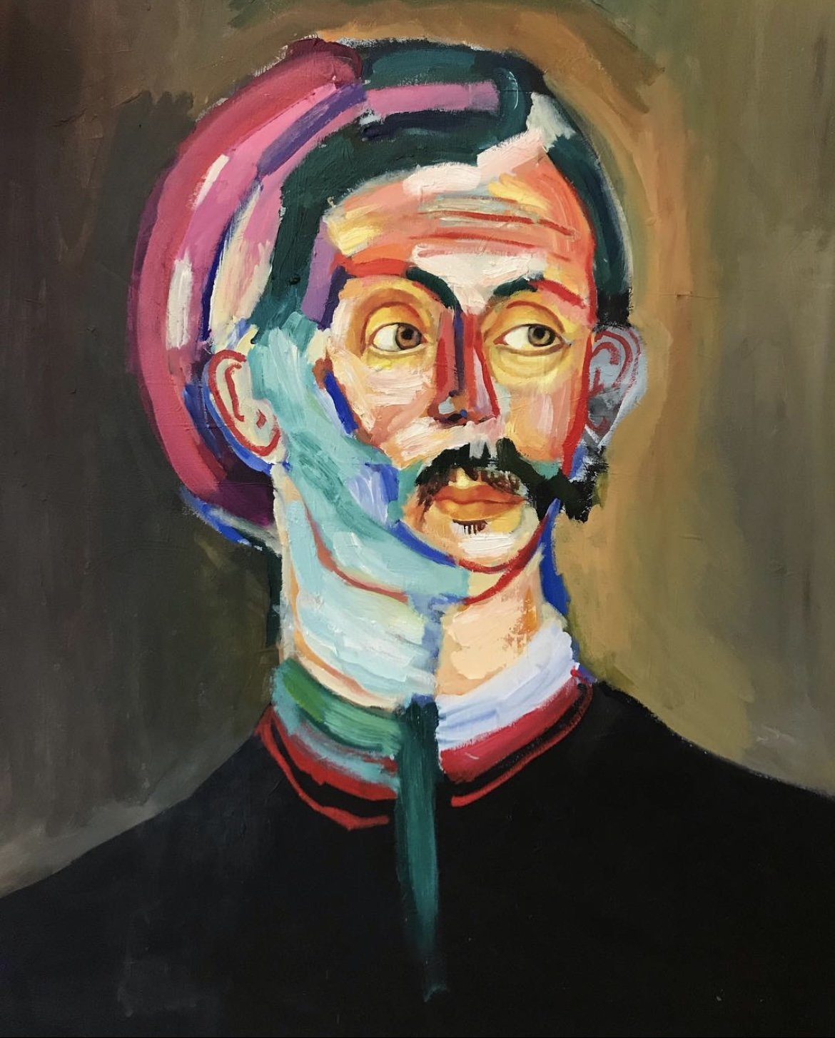  THE GLANCE 
30" x 40"
2018
acrylic and oil on canvas
SOLD