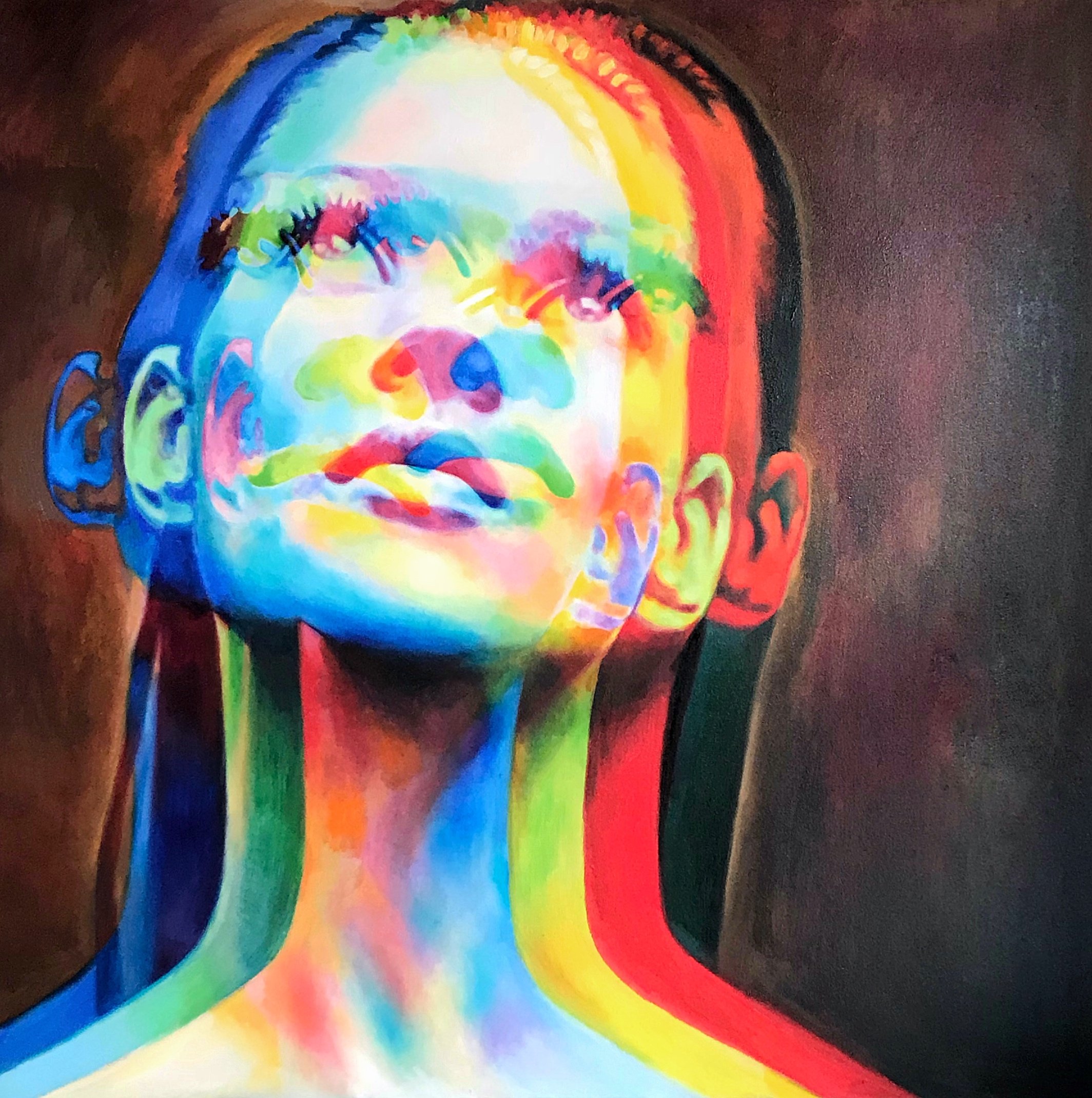  KATE MOSS 
36" x 36" 
2018
oil on canvas 
SOLD