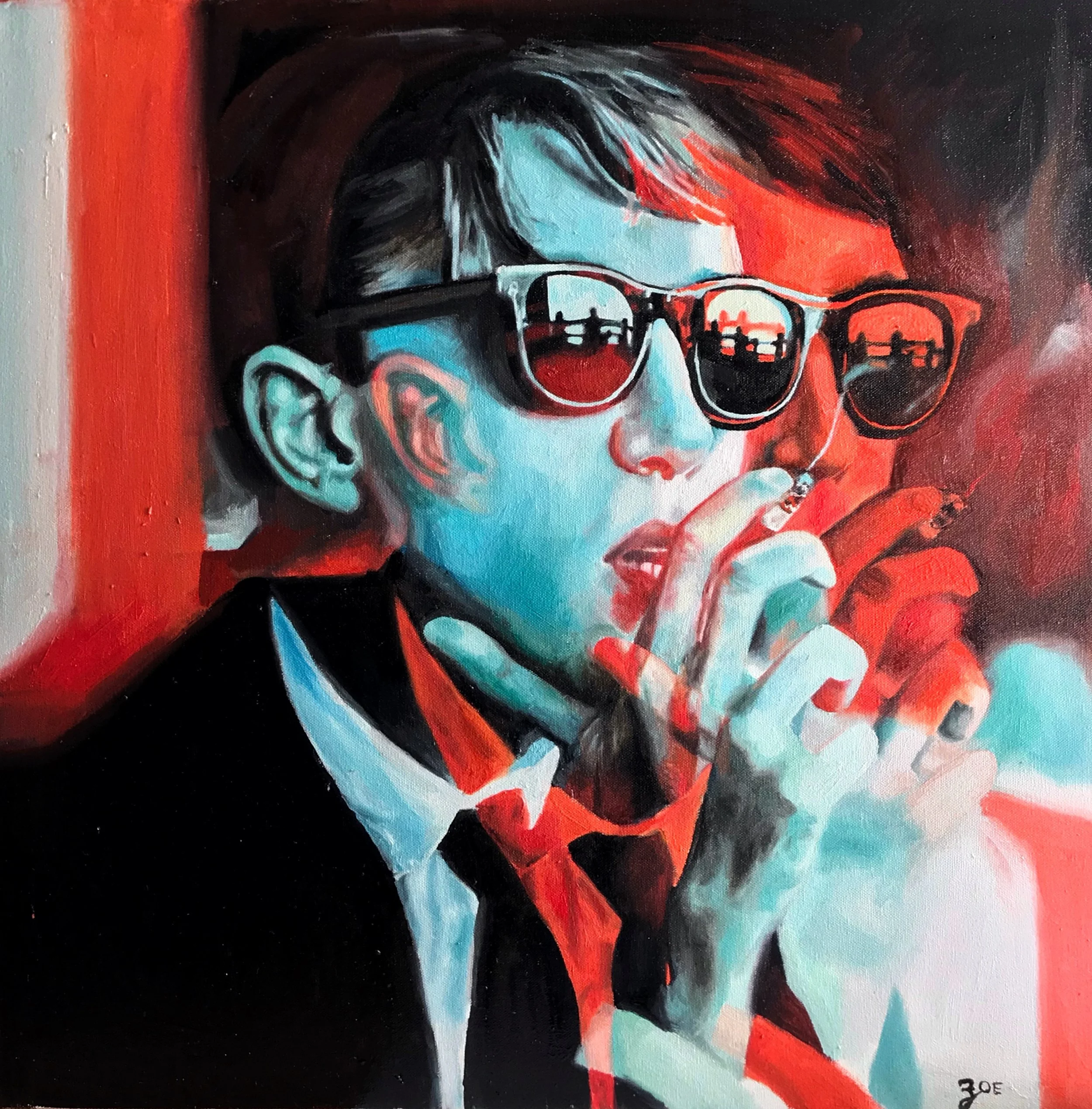  LOST IN TRANSLATION 
24" x 24" 
2017
oil on canvas 
SOLD