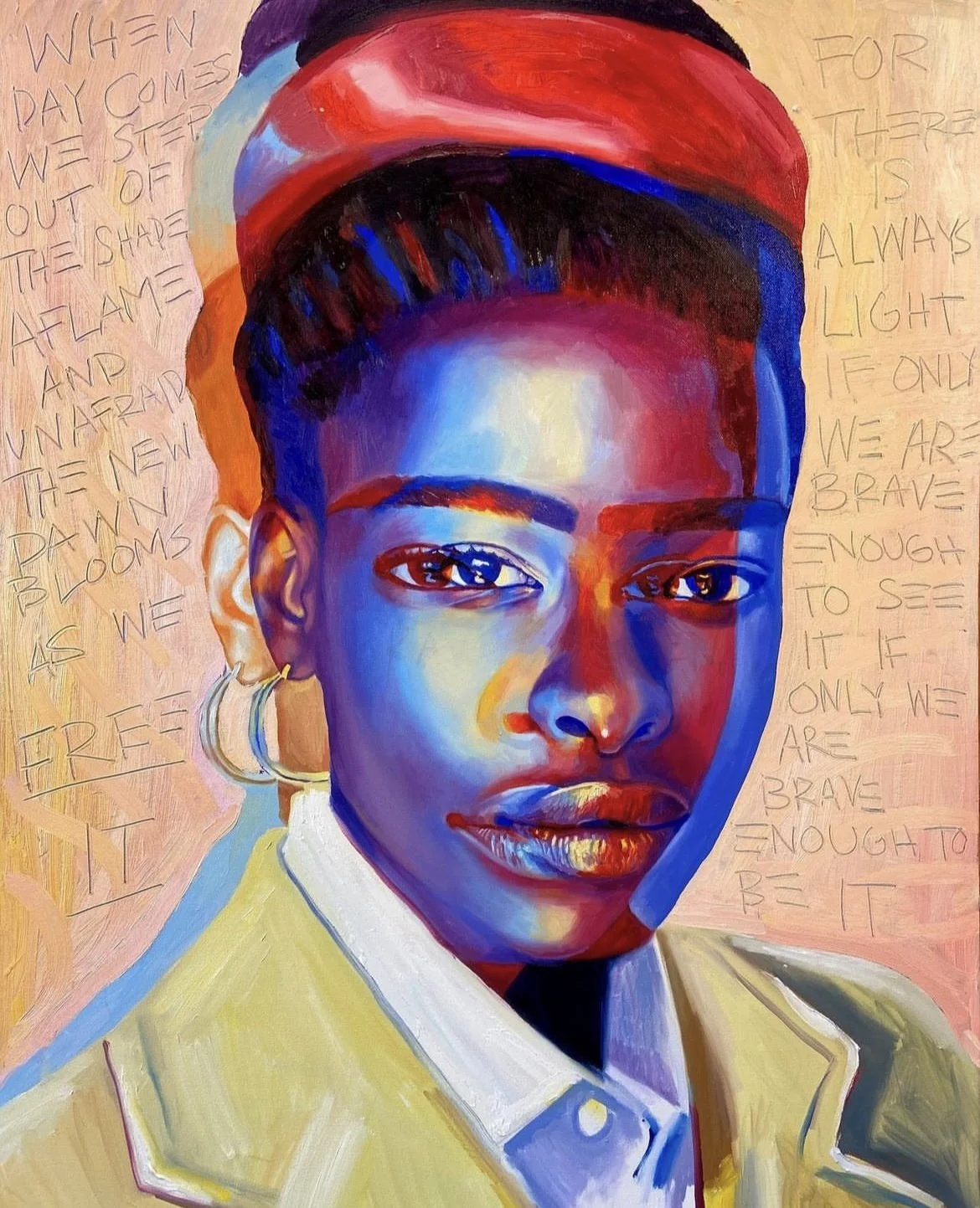  BRAVE ENOUGH 
24" x 30" 
2020
oil on canvas 
SOLD